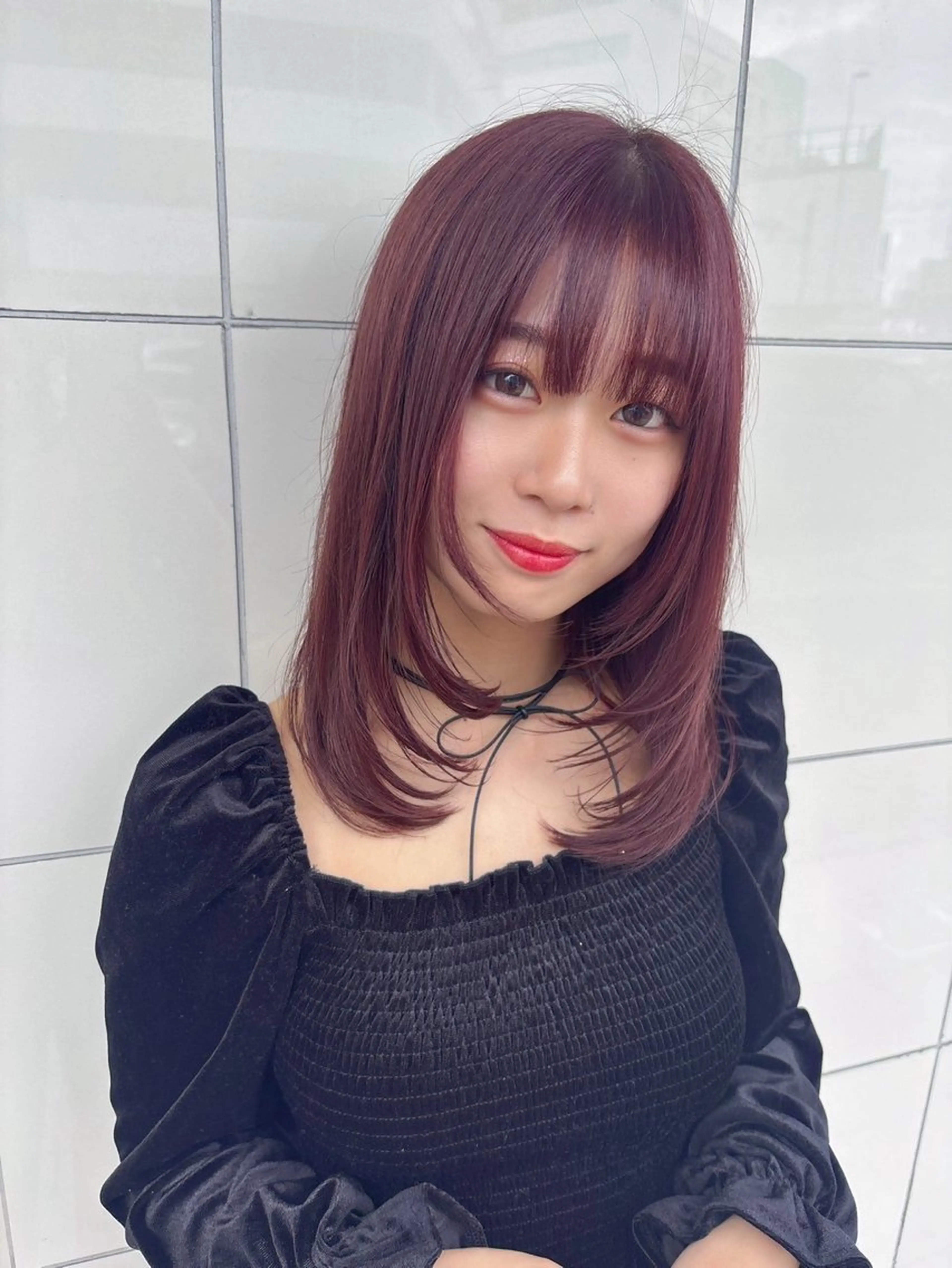 ✂️レディースカット✂️➕🎨カラー🎨🍀オージュアトリートメント🍀のコースです◎の写真