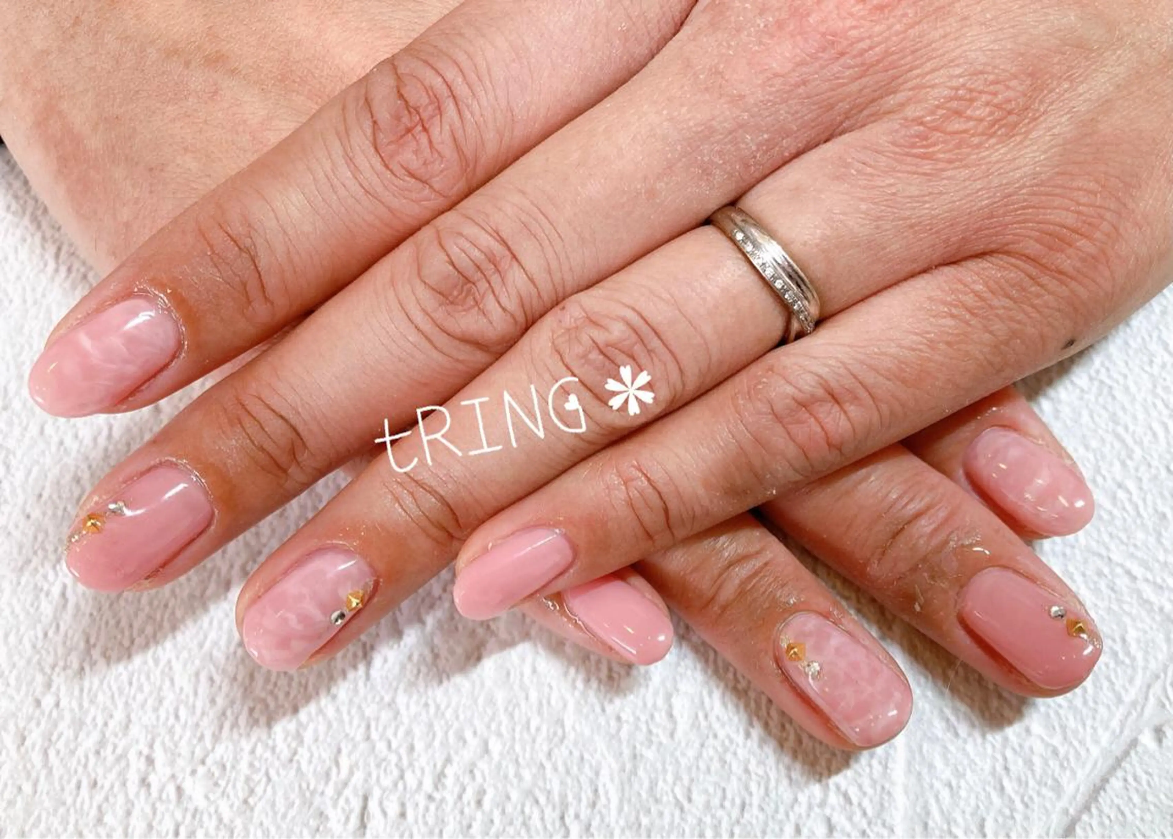 ネイル ハンドネイル tRING＊ しいの木台のネイルデザイン