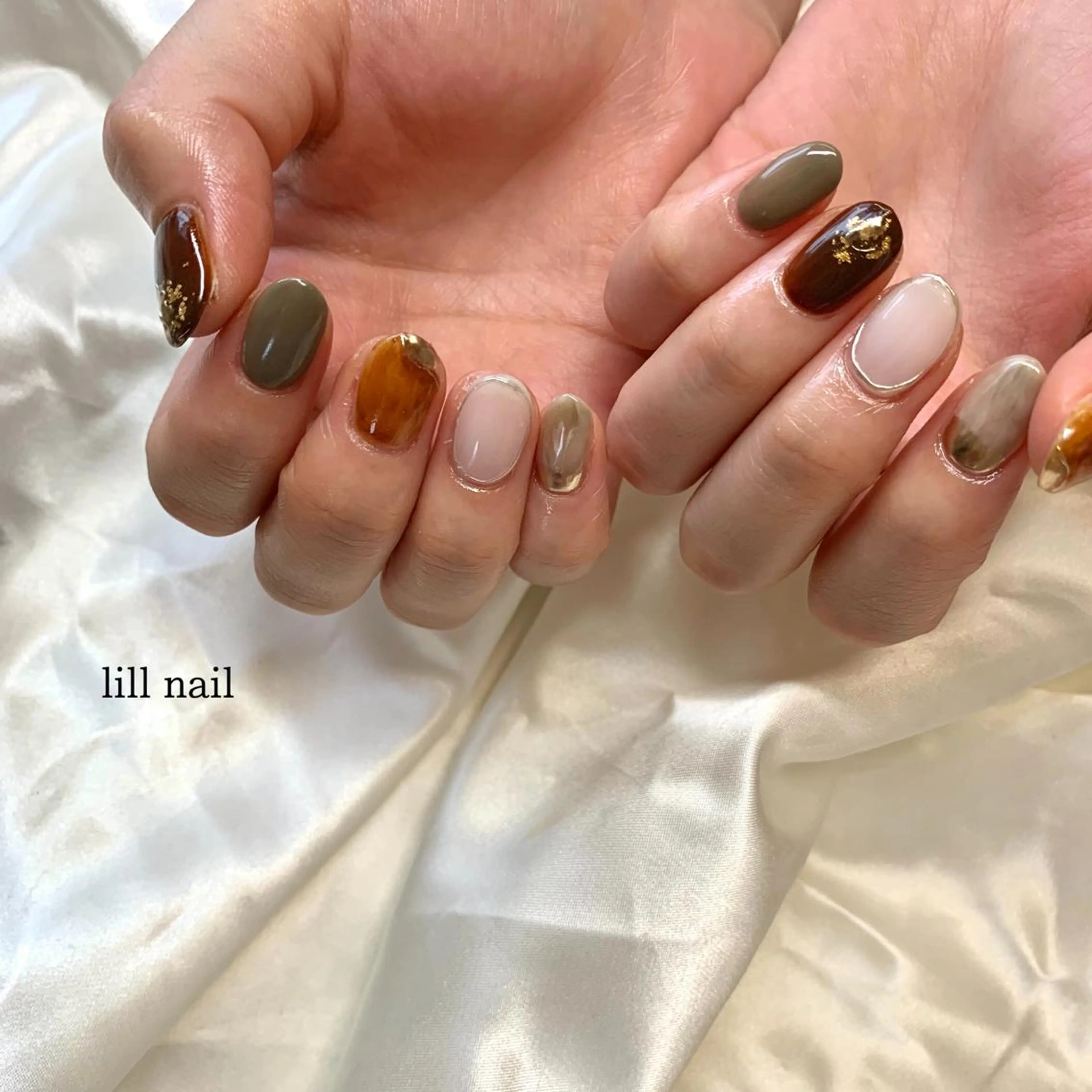 ショート pllia beautyのネイルデザイン