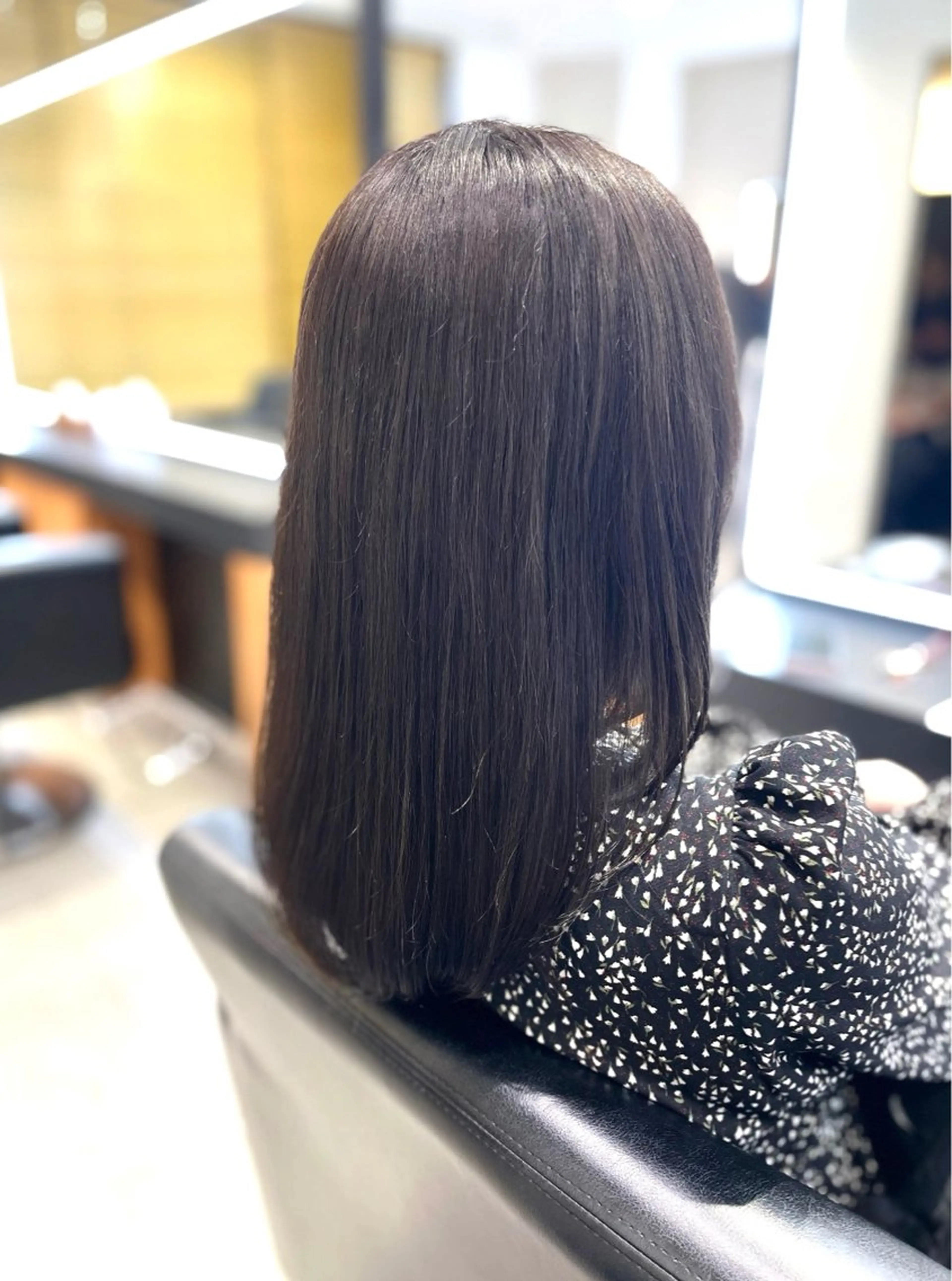 セミロング カット ヘアカラー トリートメント AYU (ému) 伏見/髪質改善のヘアスタイル