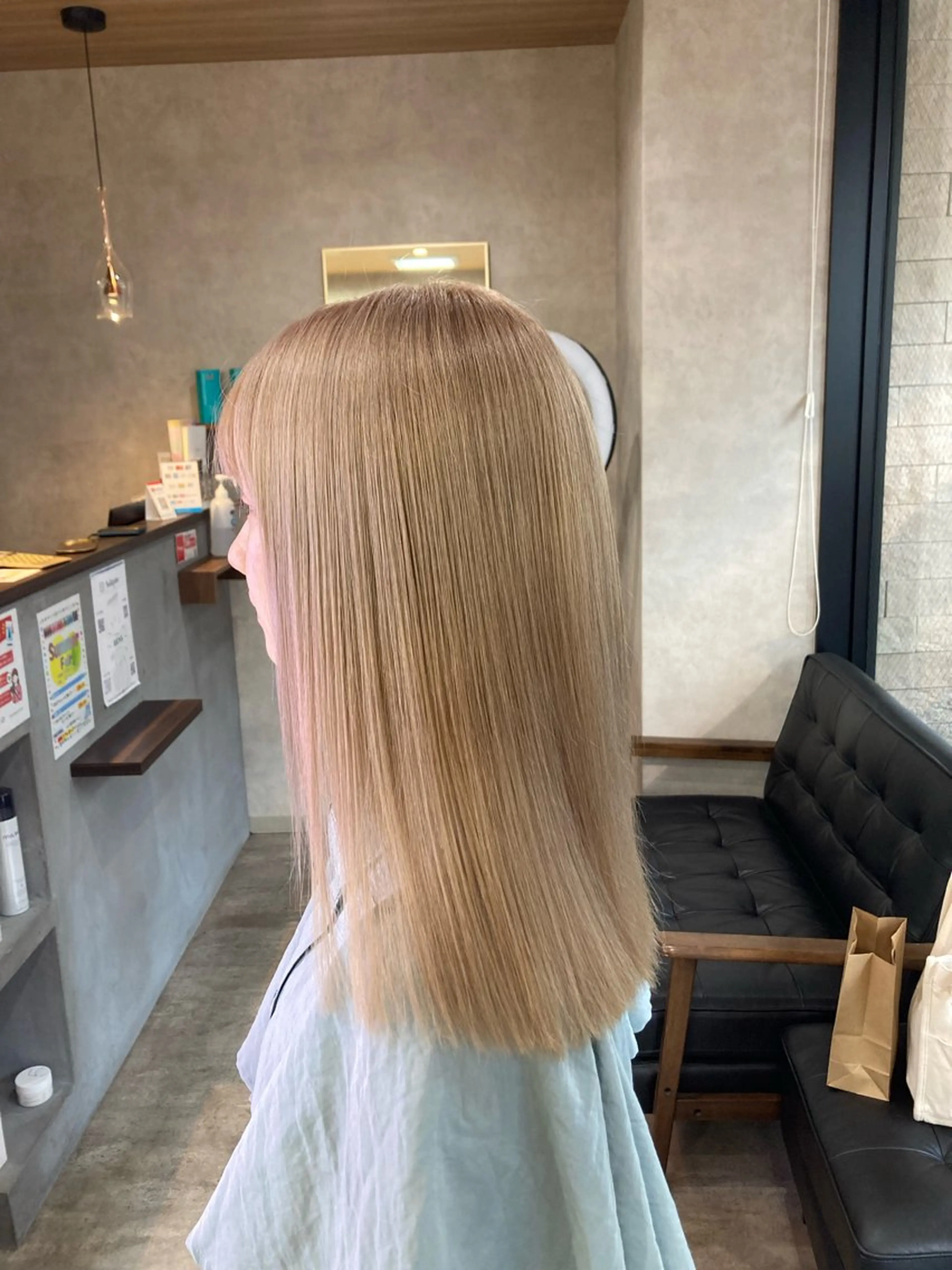 セミロング RIENS xrea一樹のヘアスタイル
