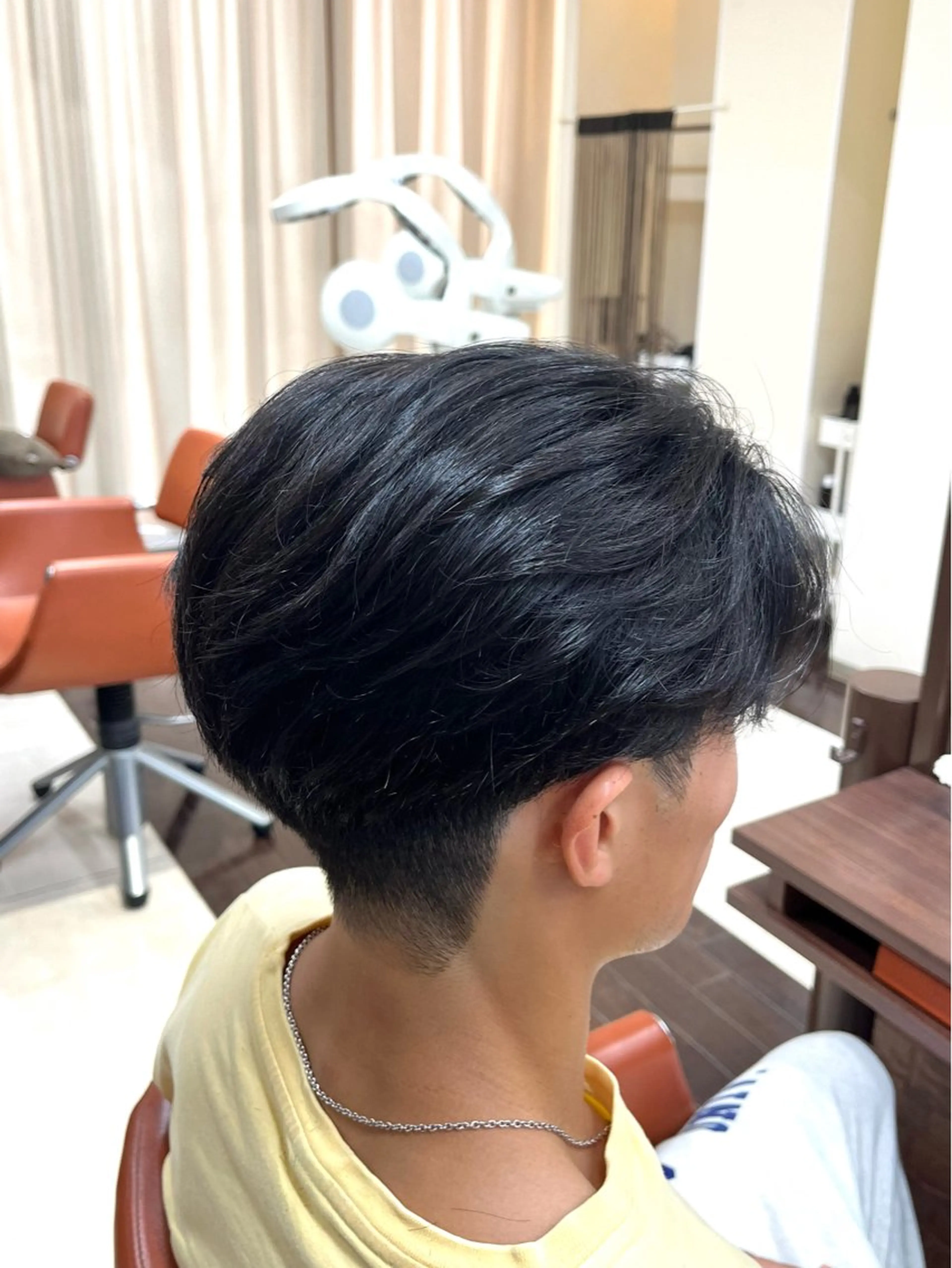 ショート パーマ メンズ センターパート メンズパーマ ニュアンスパーマ AROH  men's cut&men's perm 船橋店所属・🧊メンズ特化🧊 高木航希のヘアスタイル