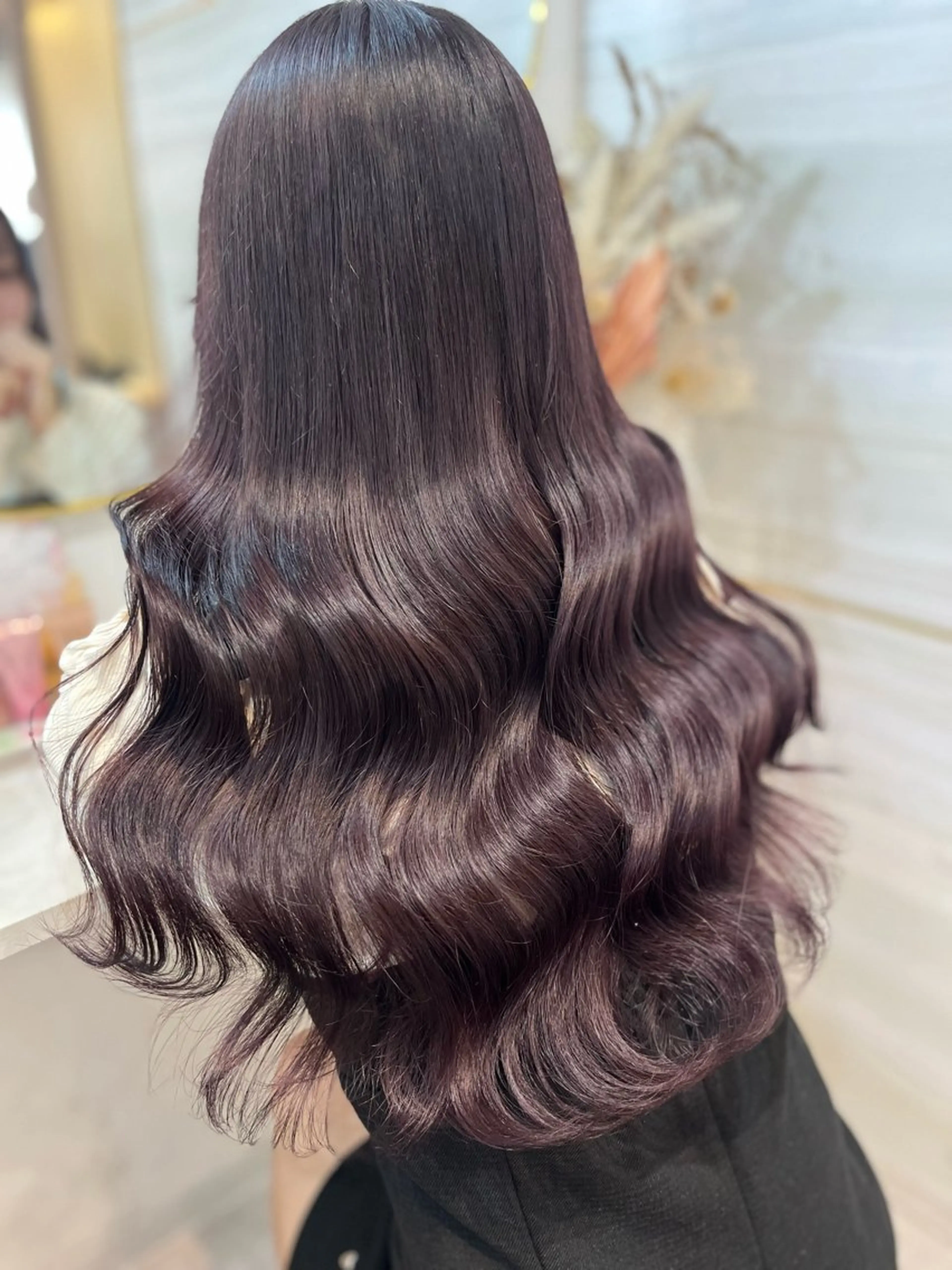 ロング カラー ブリーチ ディープラベンダー ラベンダーカラー Hina🐣 elubylovisのヘアスタイル