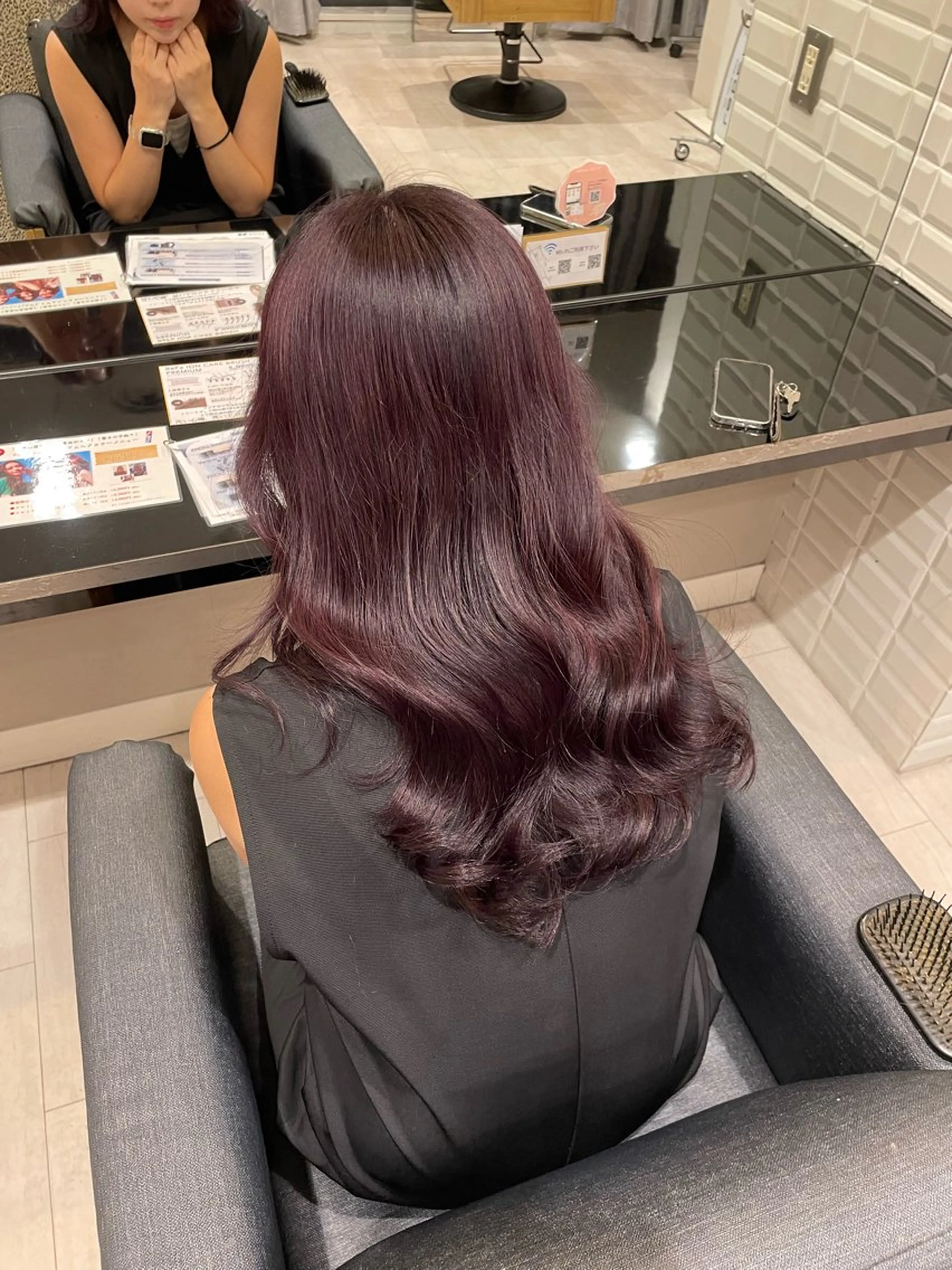 セミロング カラー momone🍒 メンズカットパーマのヘアスタイル