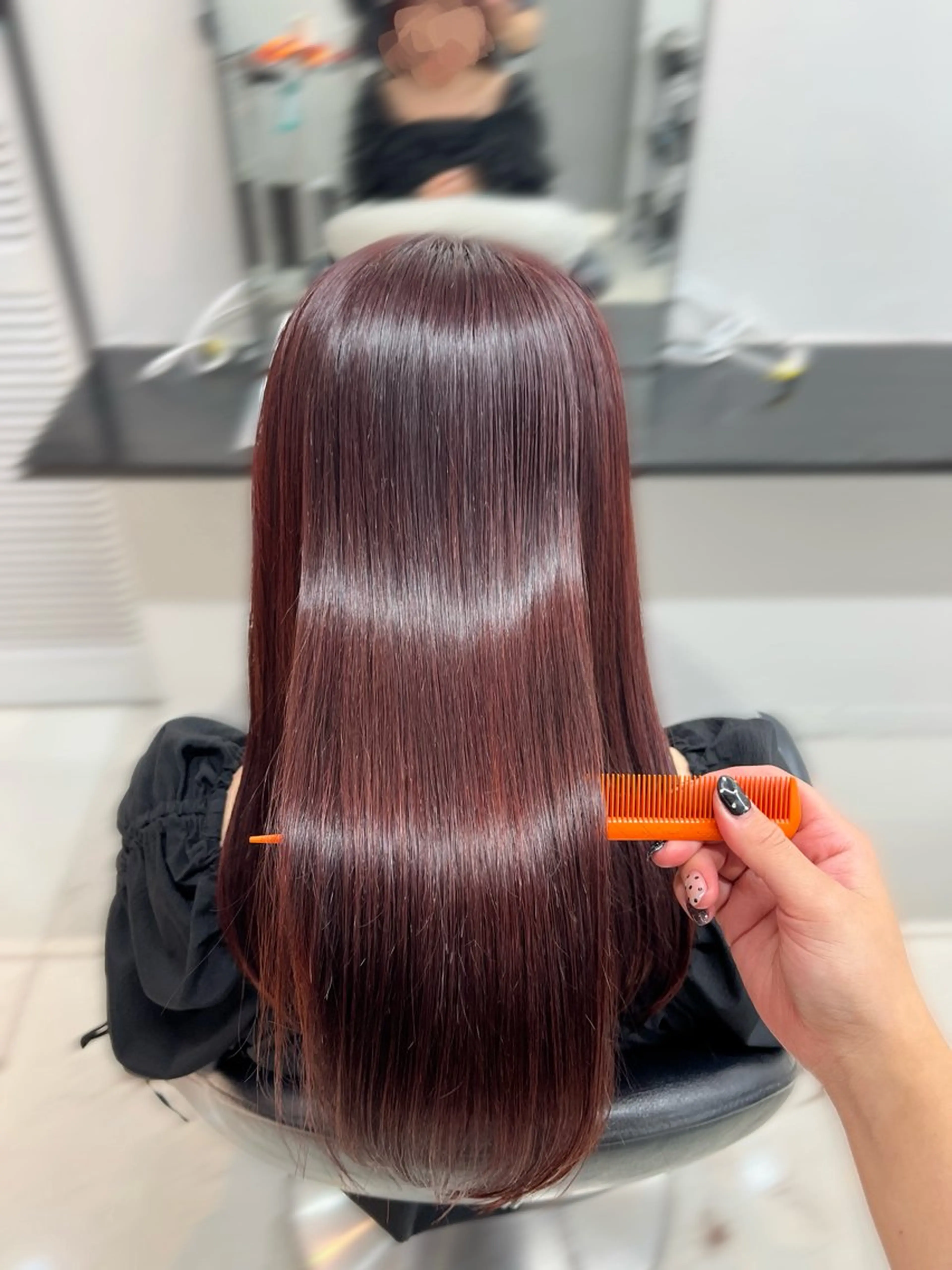 ロング カラー ヘアカラー トリートメント ブリーチなしWカラー /アレンジ/ユウミのヘアスタイル