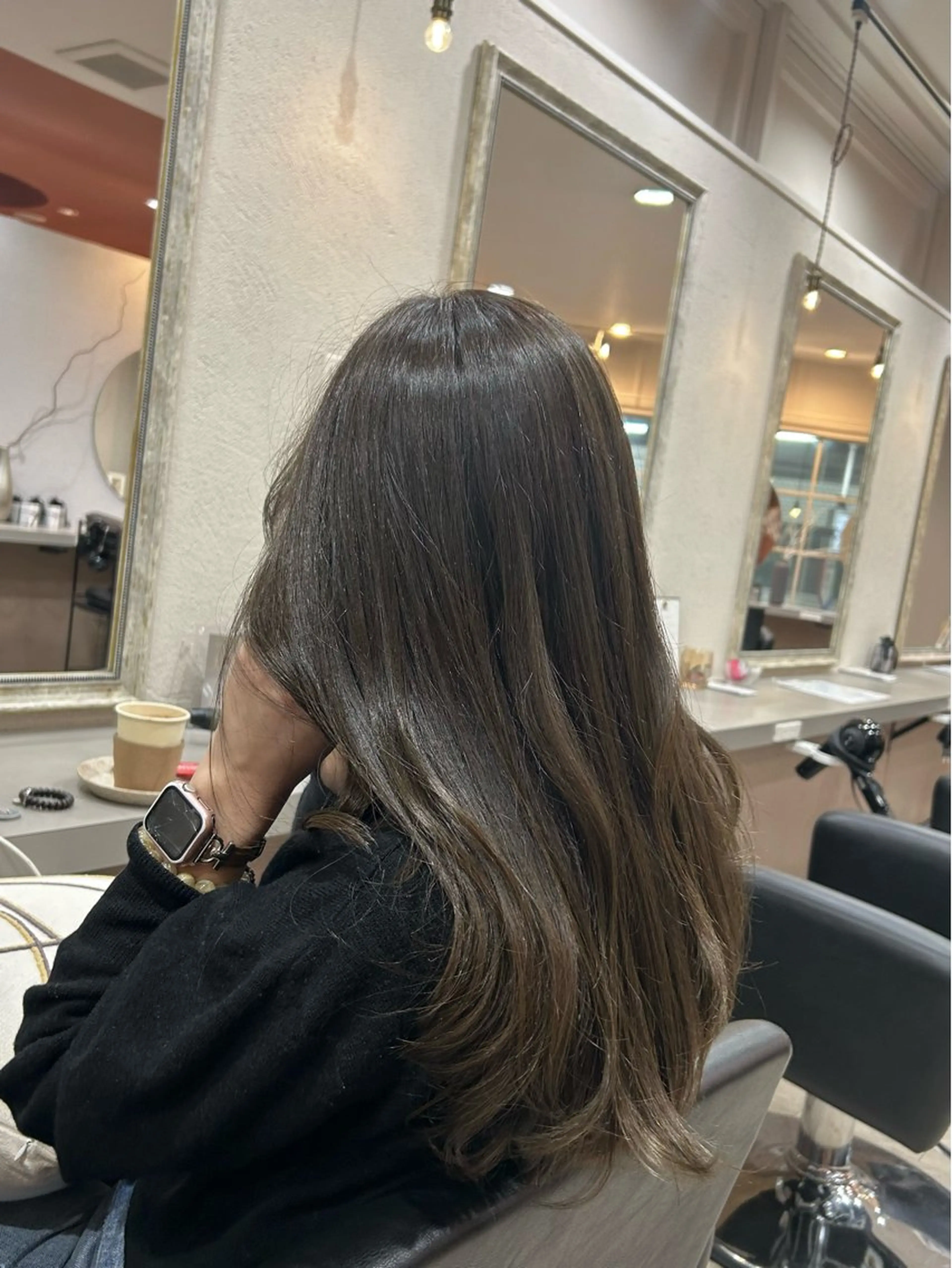 〖 色落ちの過程も綺麗に🌳 〗 似合わせカット + ヴィラロドラカラー +選べるAujua shampooの写真