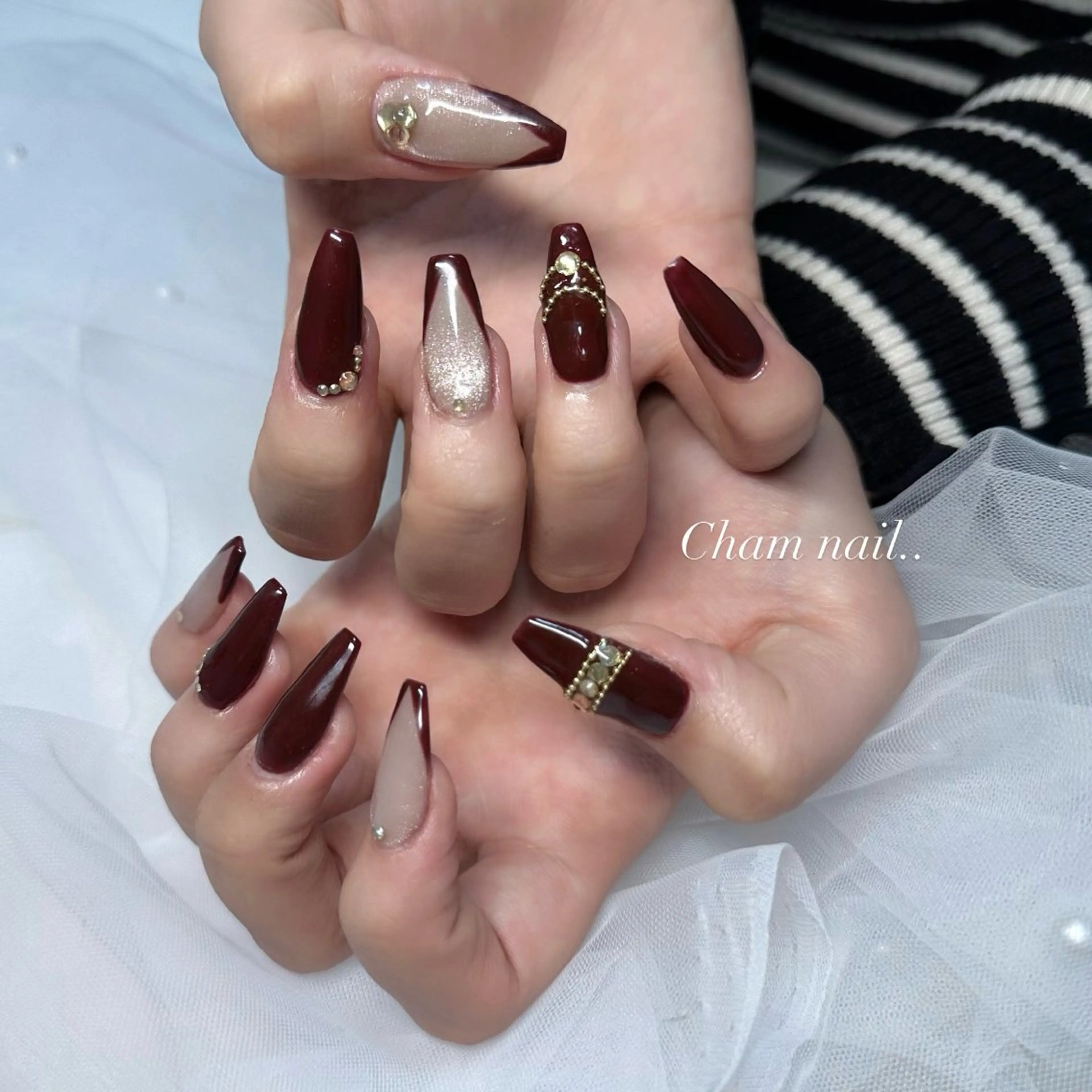 ネイル ハンドネイル Cham Haruneのネイルデザイン