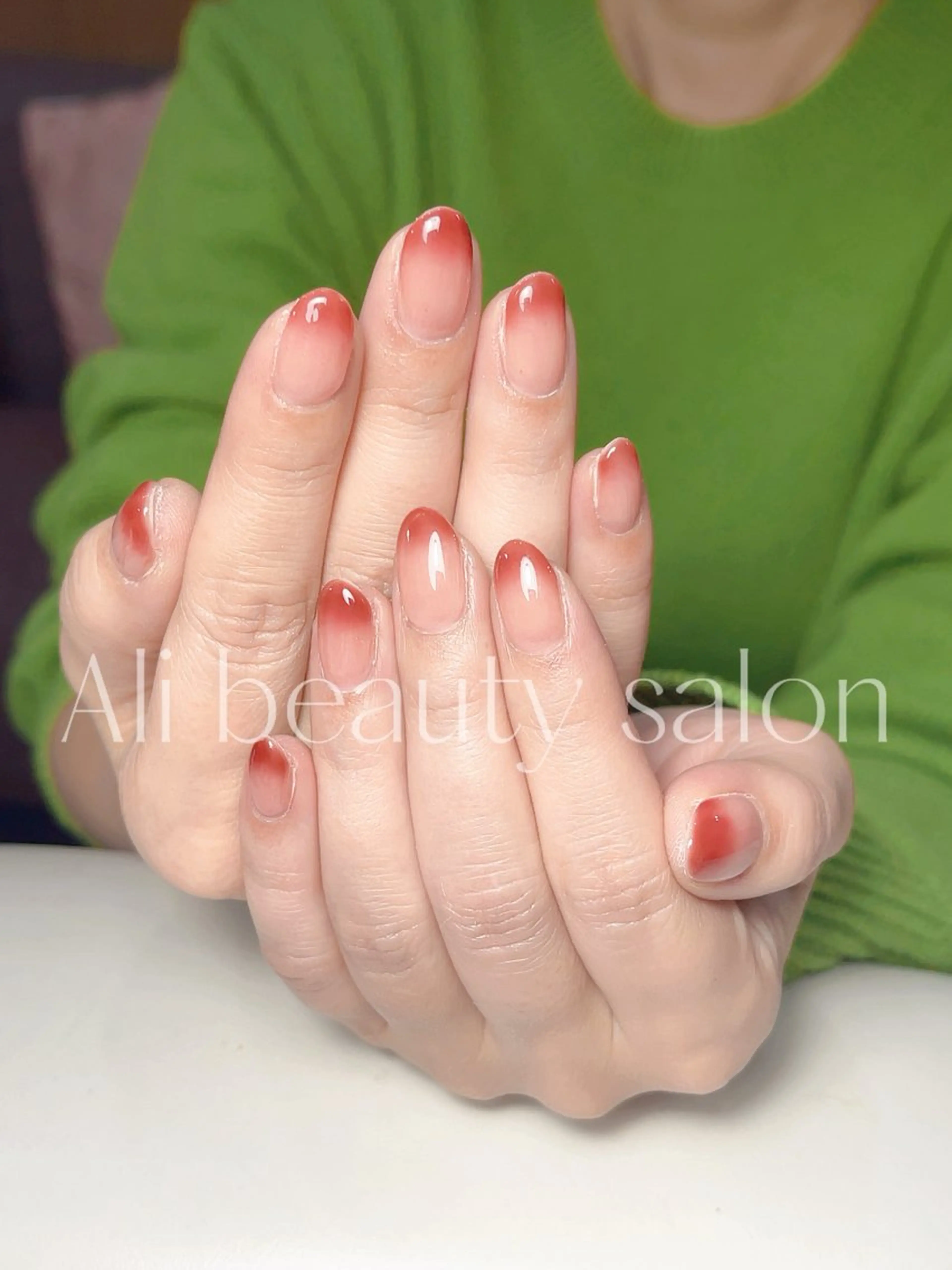 ネイル グラデーション ハンドネイル Ali 新小岩 ネイル専門のネイルデザイン