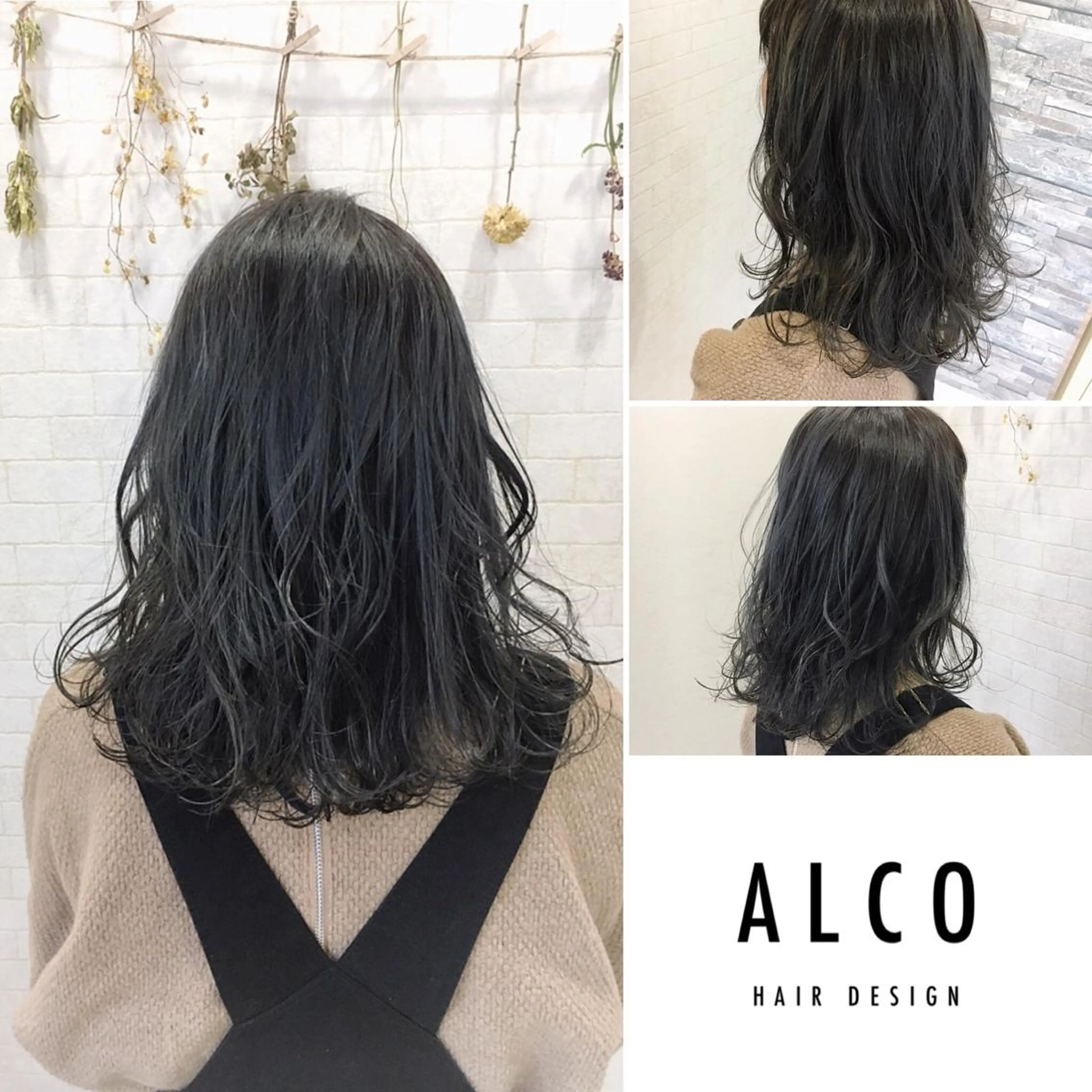 ミディアム カラー ワタイショウタ 髪質改善✨眉毛サロンのヘアスタイル