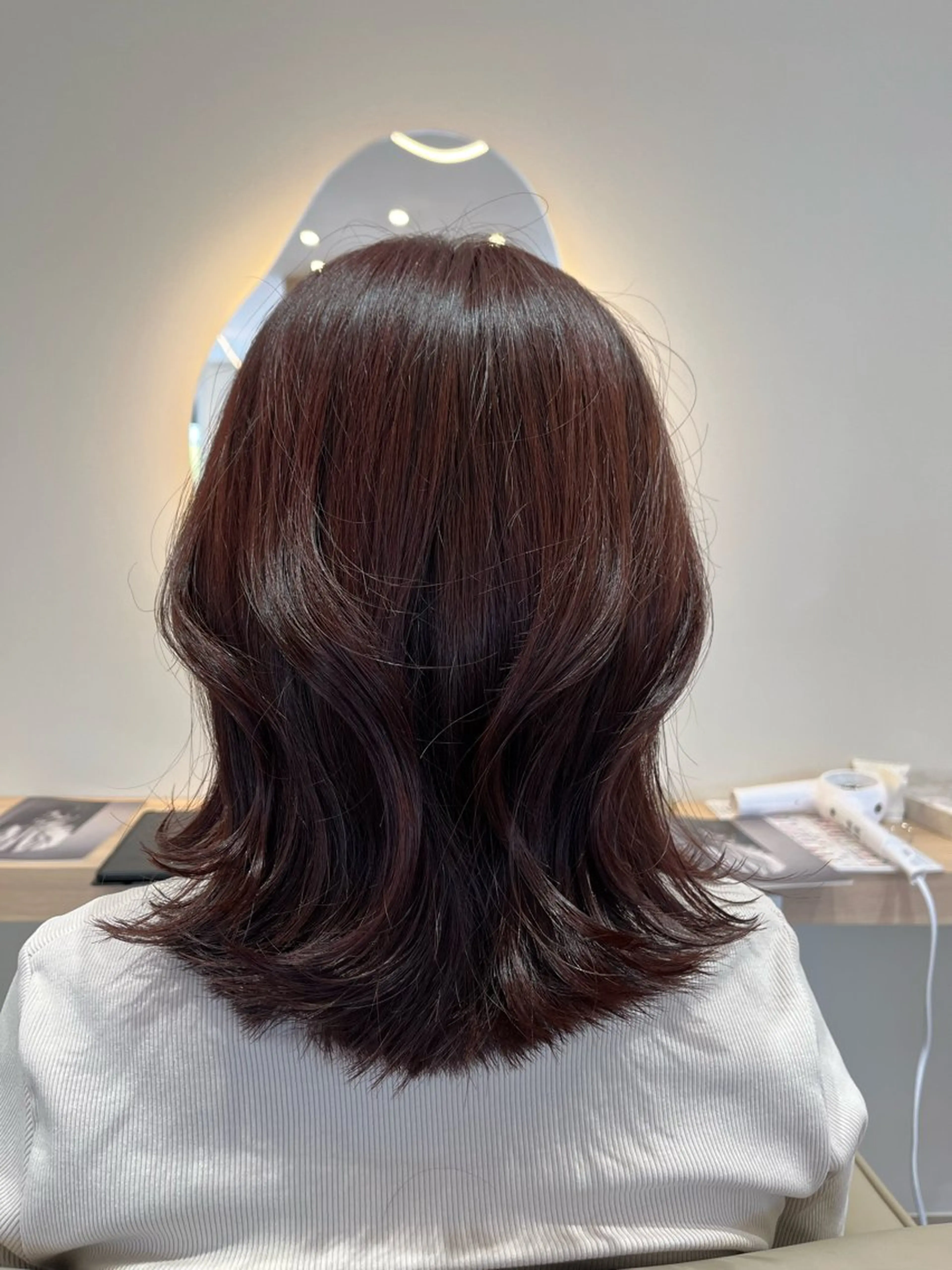 セミロング カラー ブラウンカラー ピンクカラー ピンクブラウン カット ヘアカラー レイヤー/透明感/髪 質改善/メンズ/佐藤のヘアスタイル