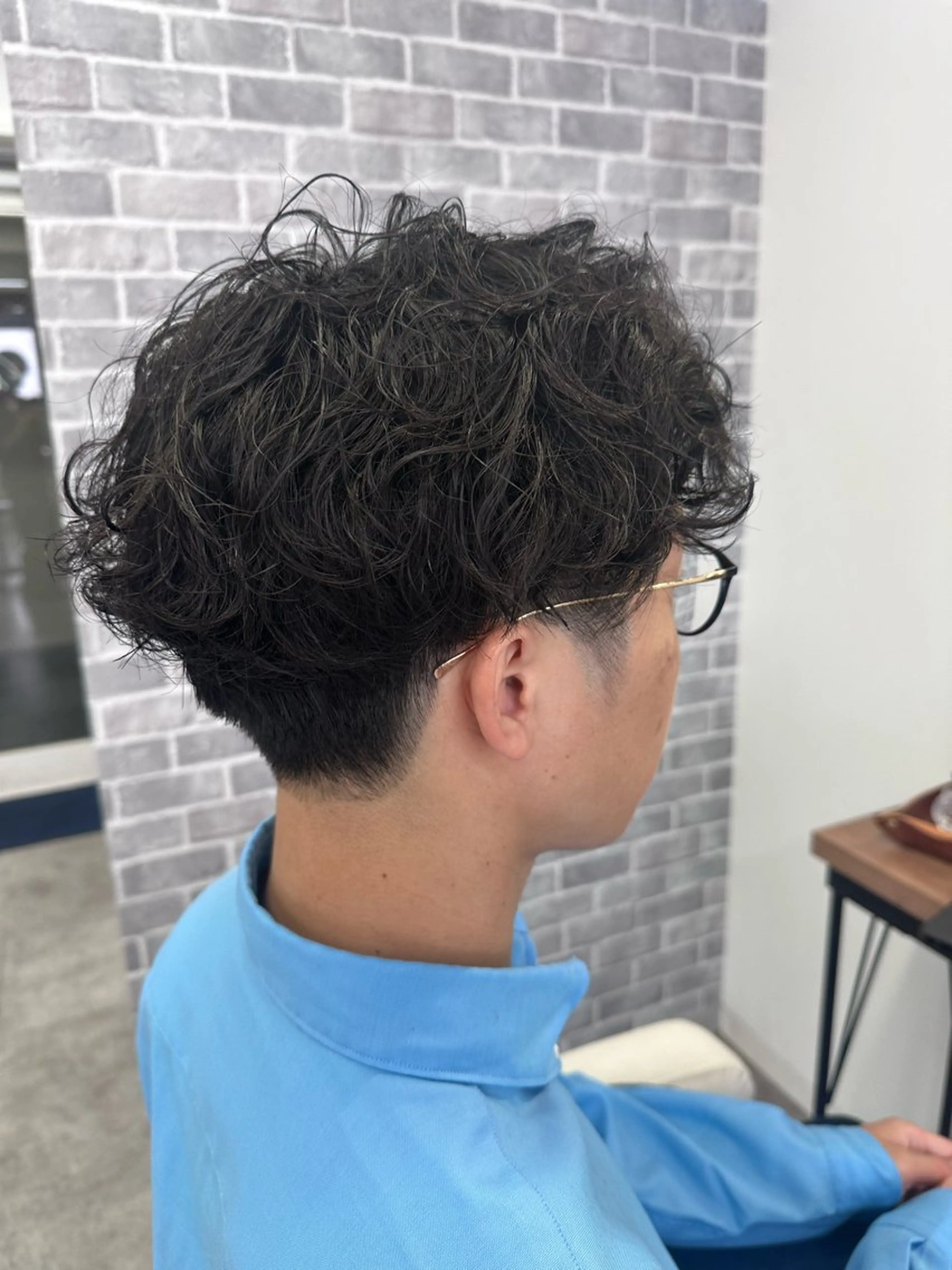 パーマ メンズ メンズパーマ ボブ カット パーマ トリートメント Noy所属・Noyヨシモト ヒロトのヘアスタイル