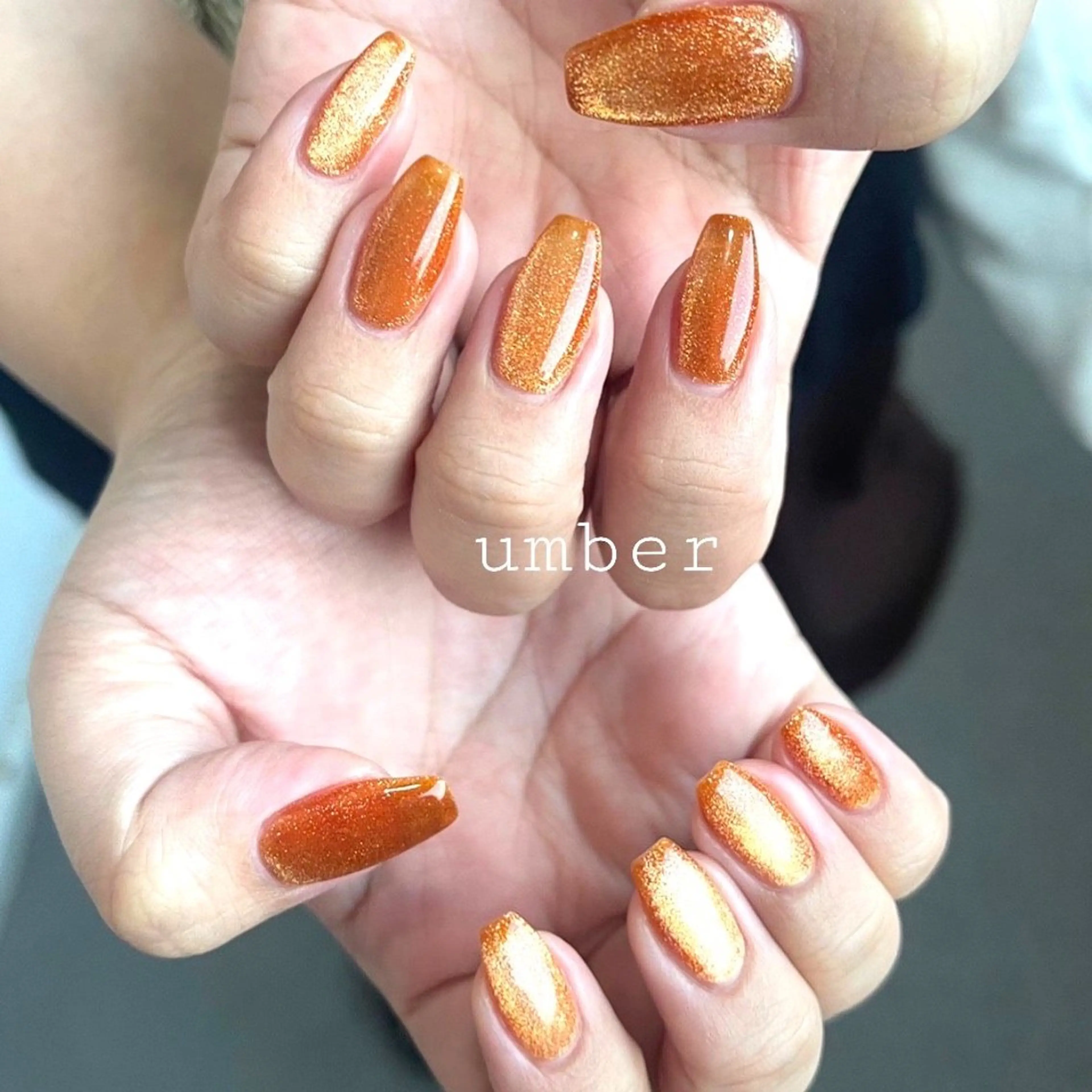 ネイル ハンドネイル umber 三茶1分のネイルデザイン