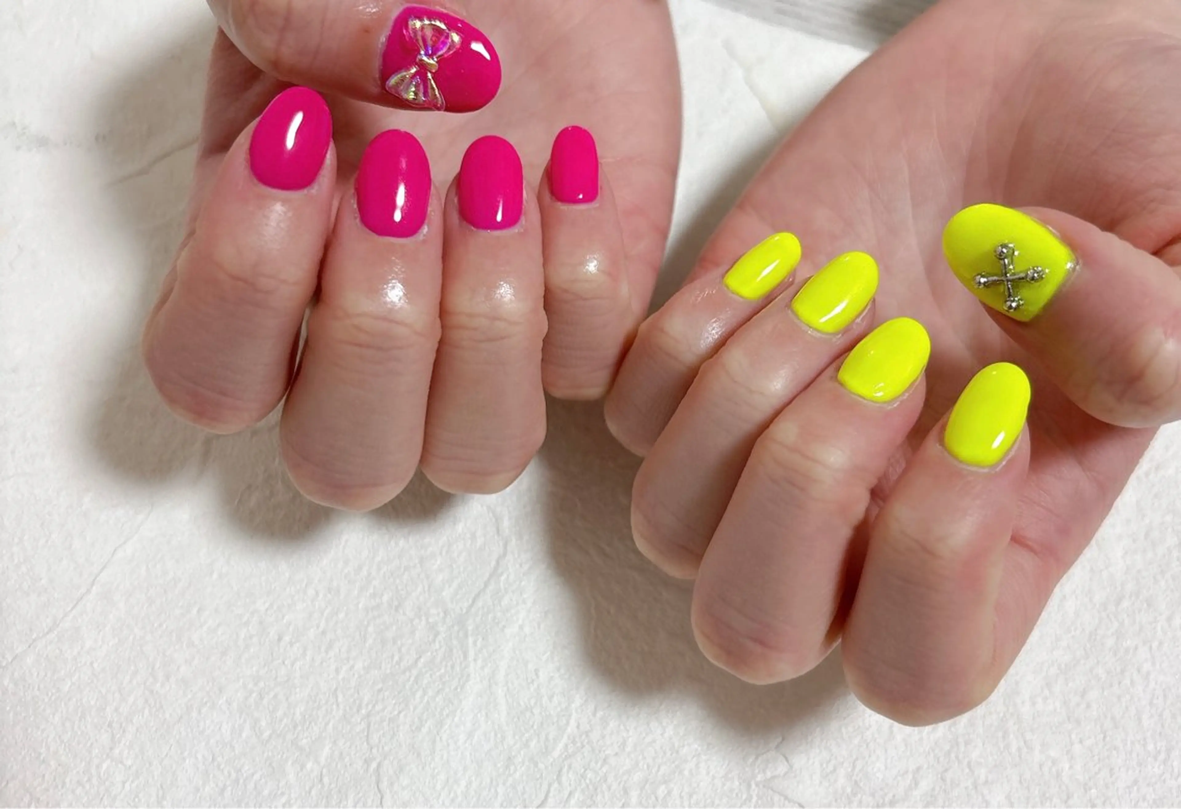 ネイル オーロラネイル フットネイル フレンチネイル ジェルネイル 韓国ネイル Mogu nail 二子玉川のネイルデザイン