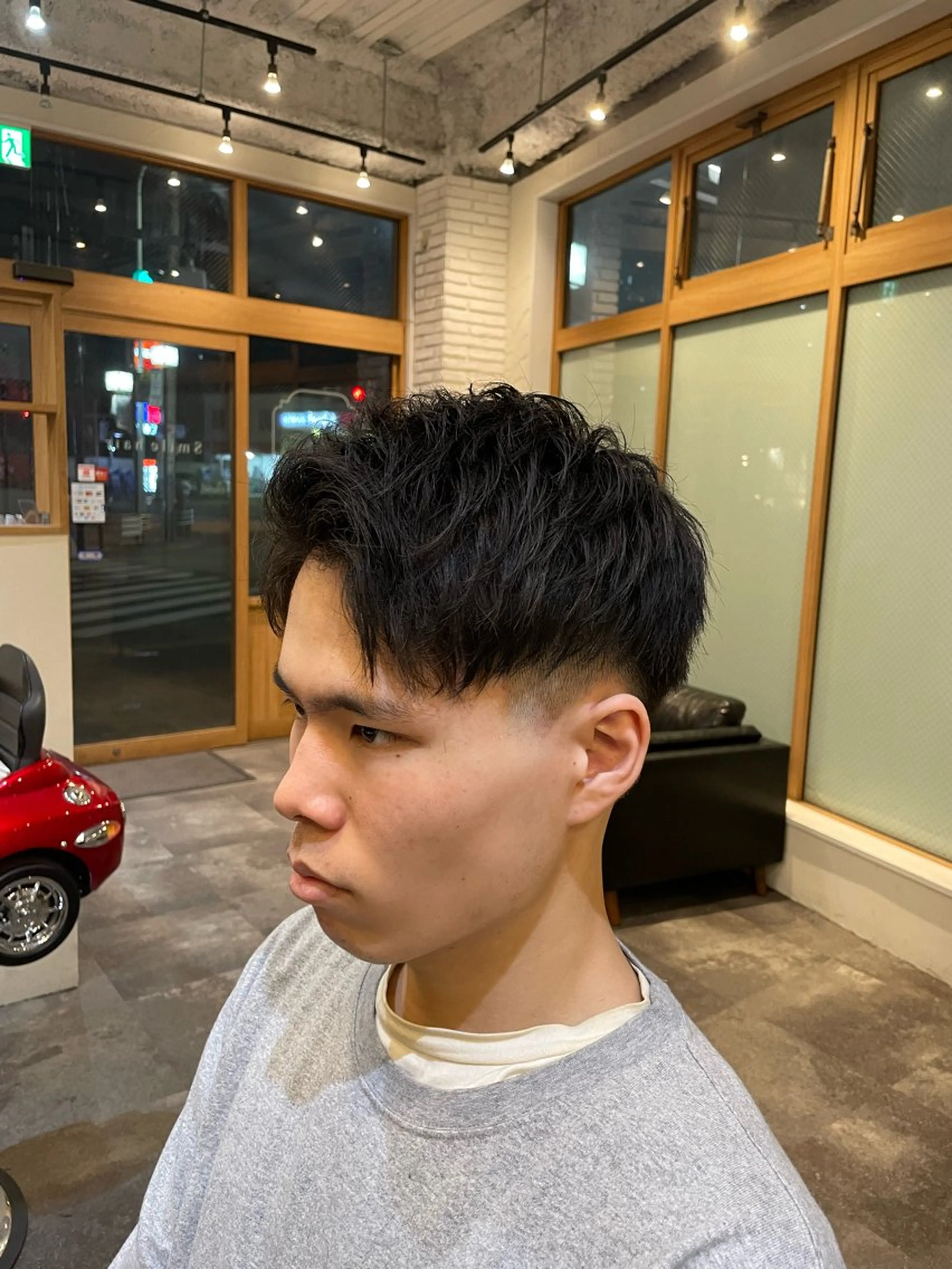 ショート メンズ smilehair国分寺店所属・💈barber 中根 龍星のヘアスタイル