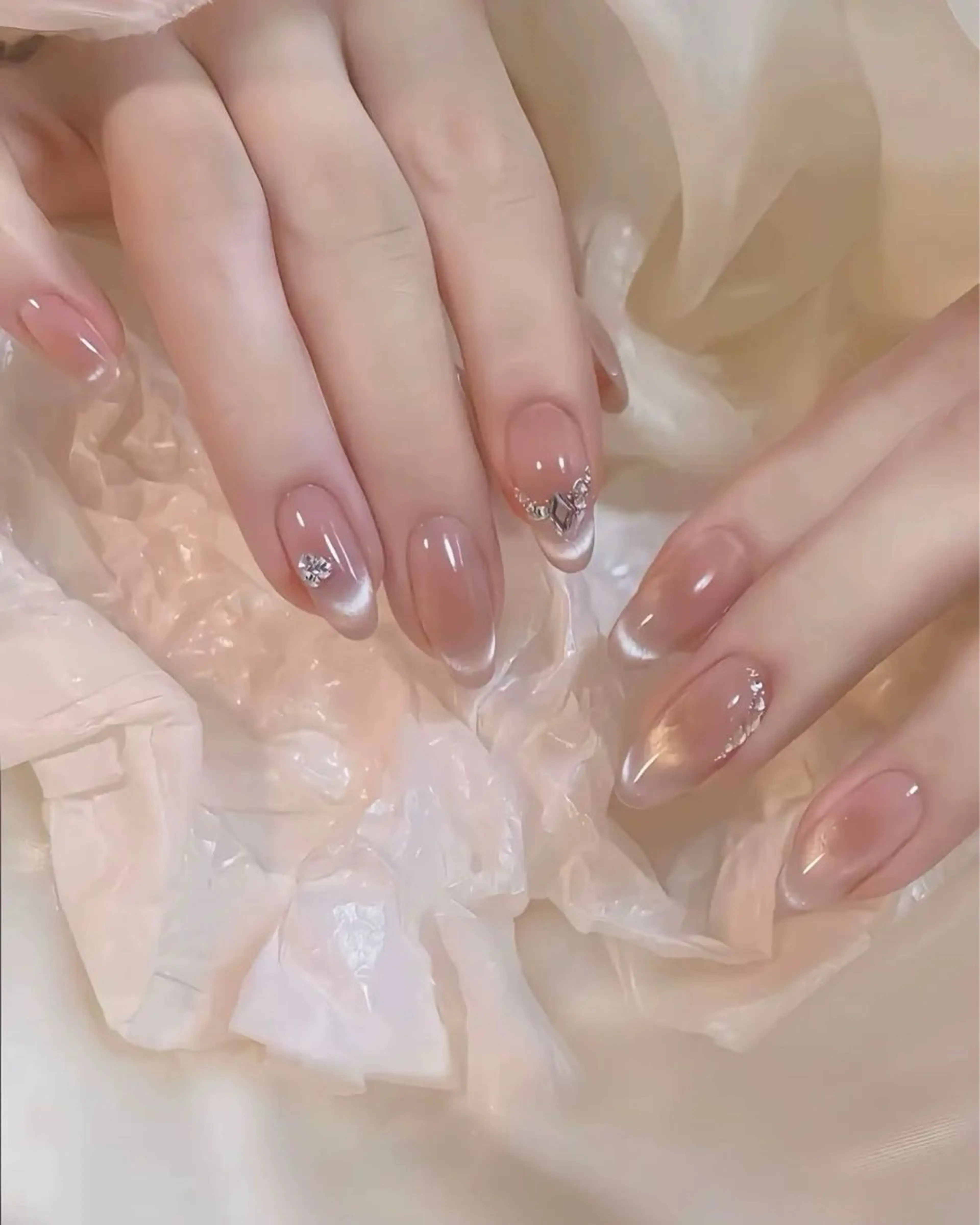 ネイル 韓国ネイル ワンホンネイル Kawaii _Nailのネイルデザイン