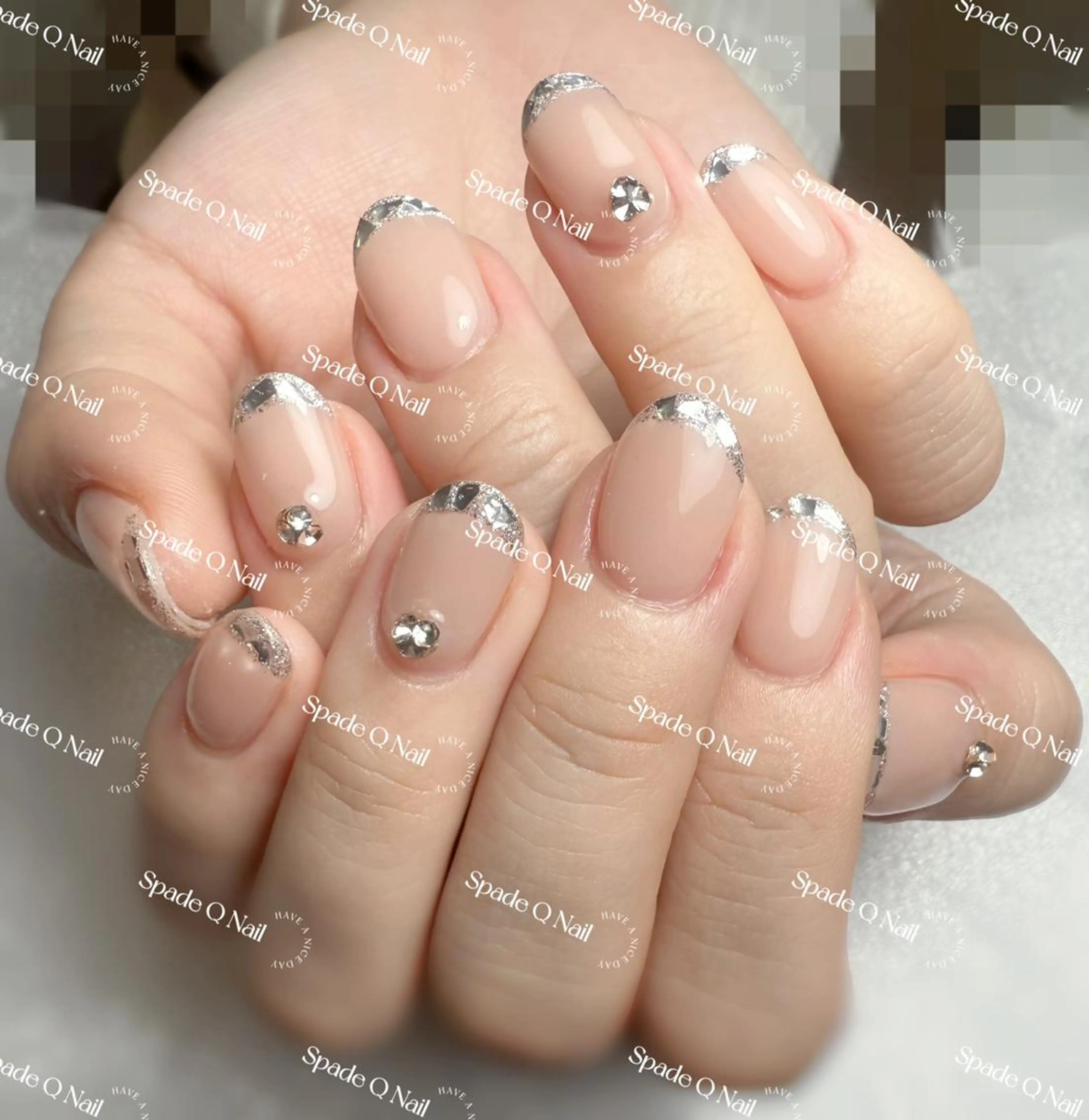 ネイル ハンドネイル ハンドケア Spade Q Nailのネイルデザイン