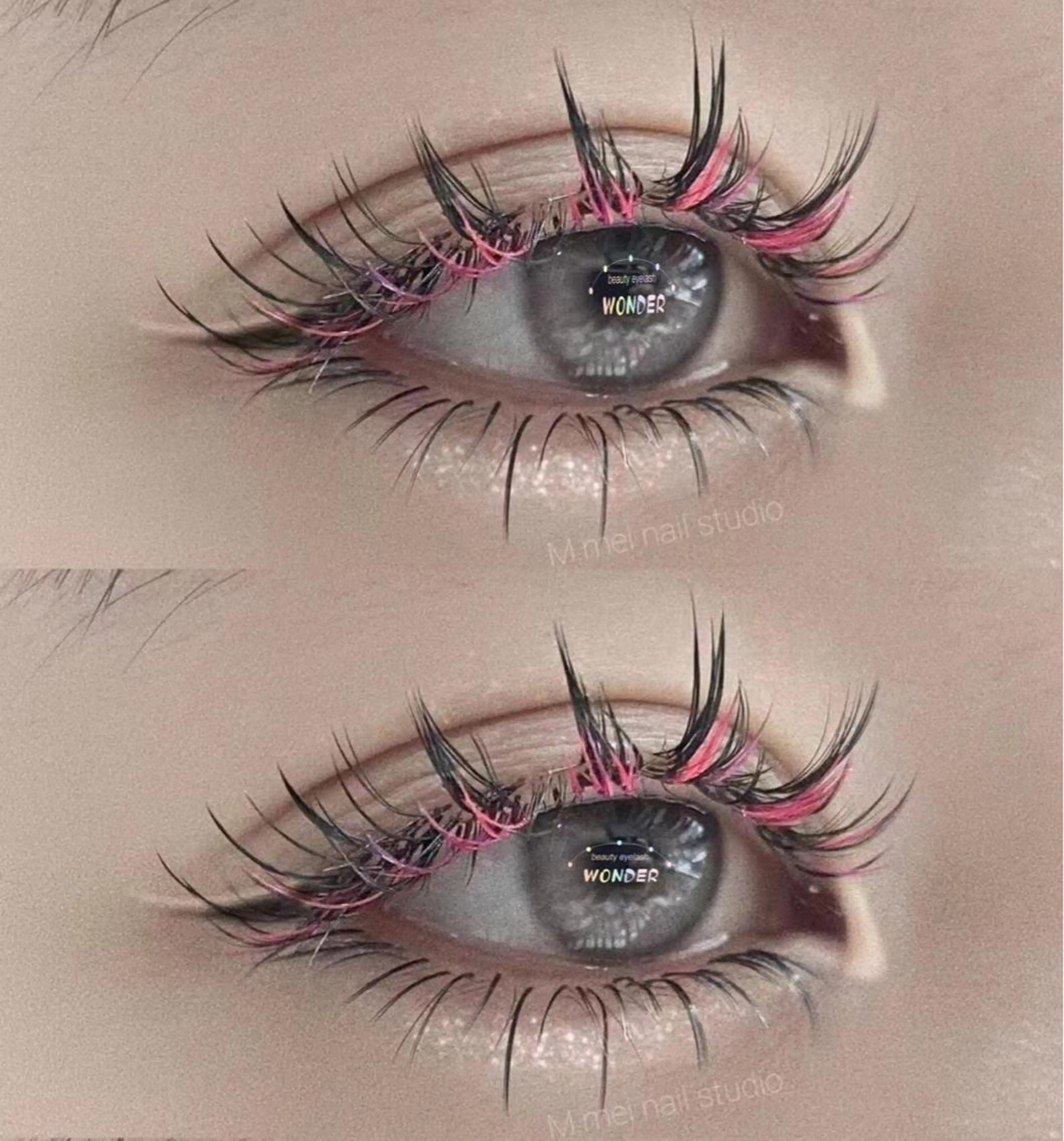 マツエク・マツパ カラーマツエク トータルビューティー サロンワンダーのマツエク・マツパデザイン