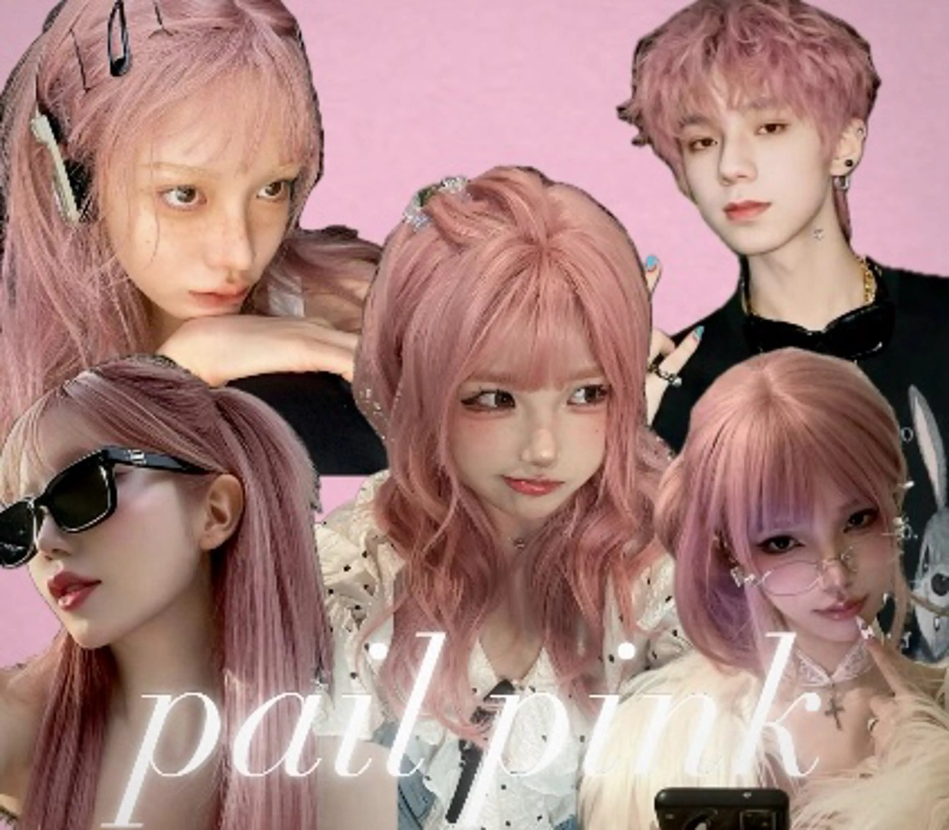 カラー メンズ メンズブリーチ メンズハイトーン ブリーチ ハイトーンカラー ピンクカラー ヘアカラー 栗谷 竜希のヘアスタイル