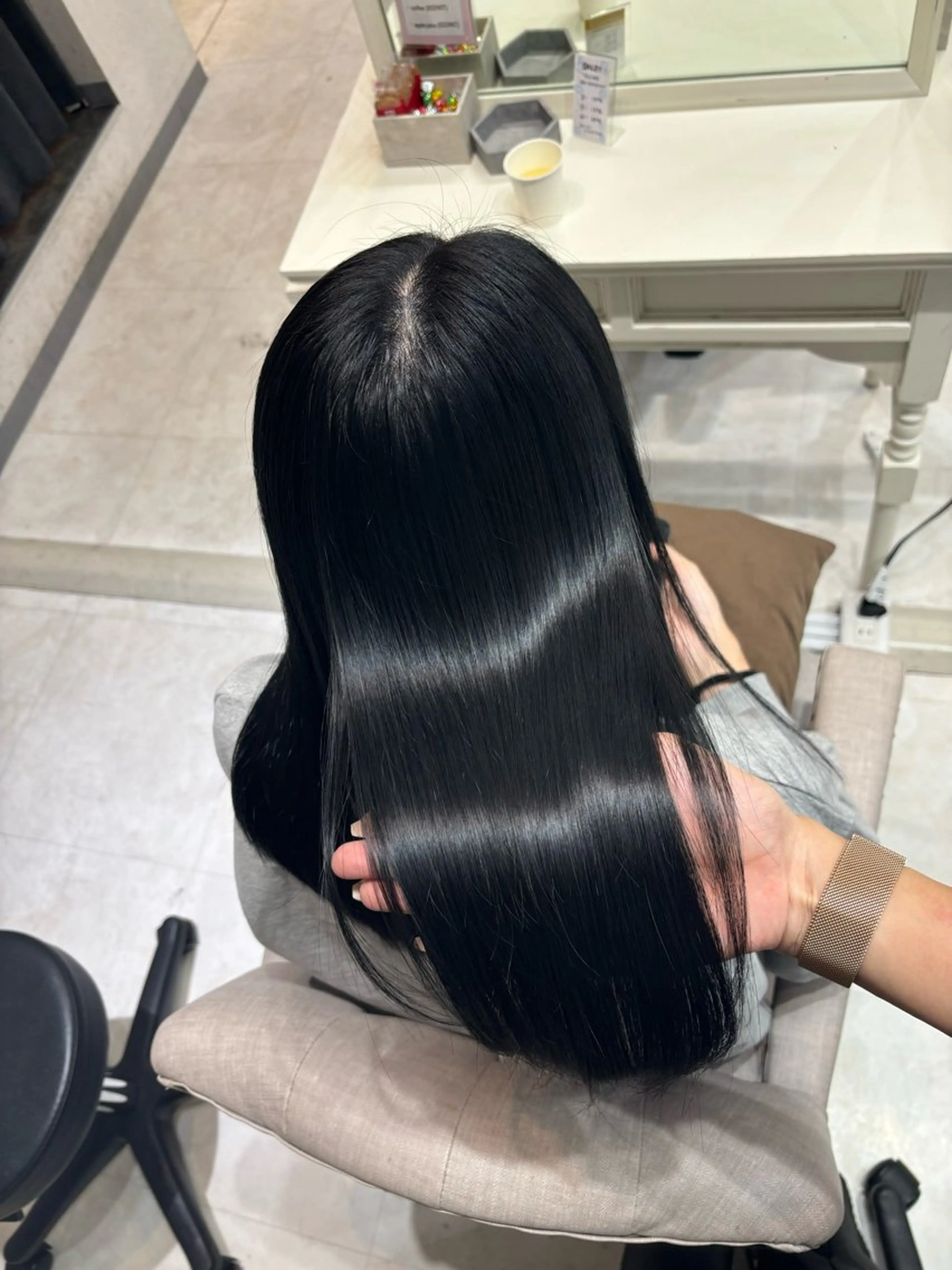 ロング カラー 巻ける縮毛矯正 Sachi🐰のヘアスタイル