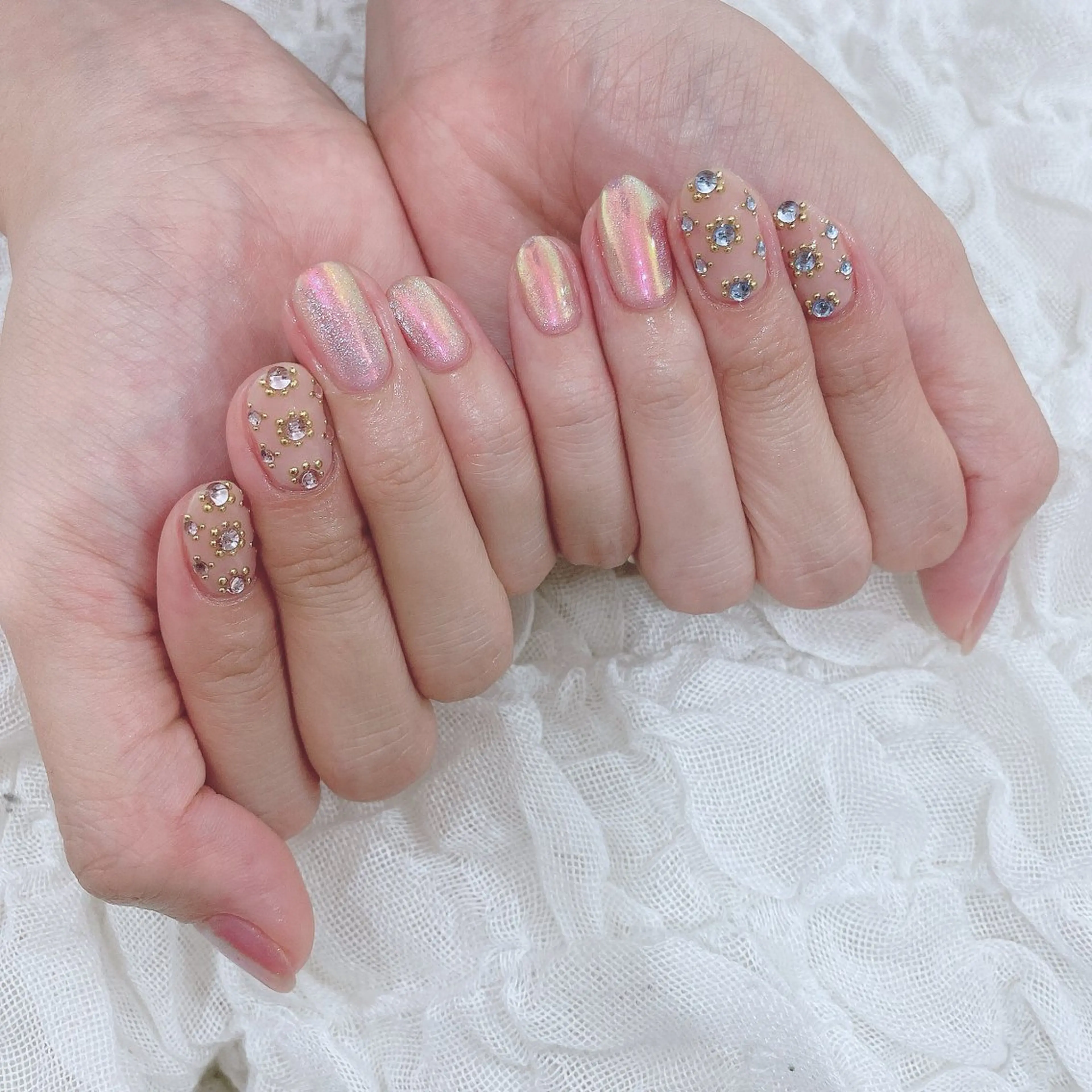 ネイル ミラーネイル ハンドネイル SOL NAILのネイルデザイン