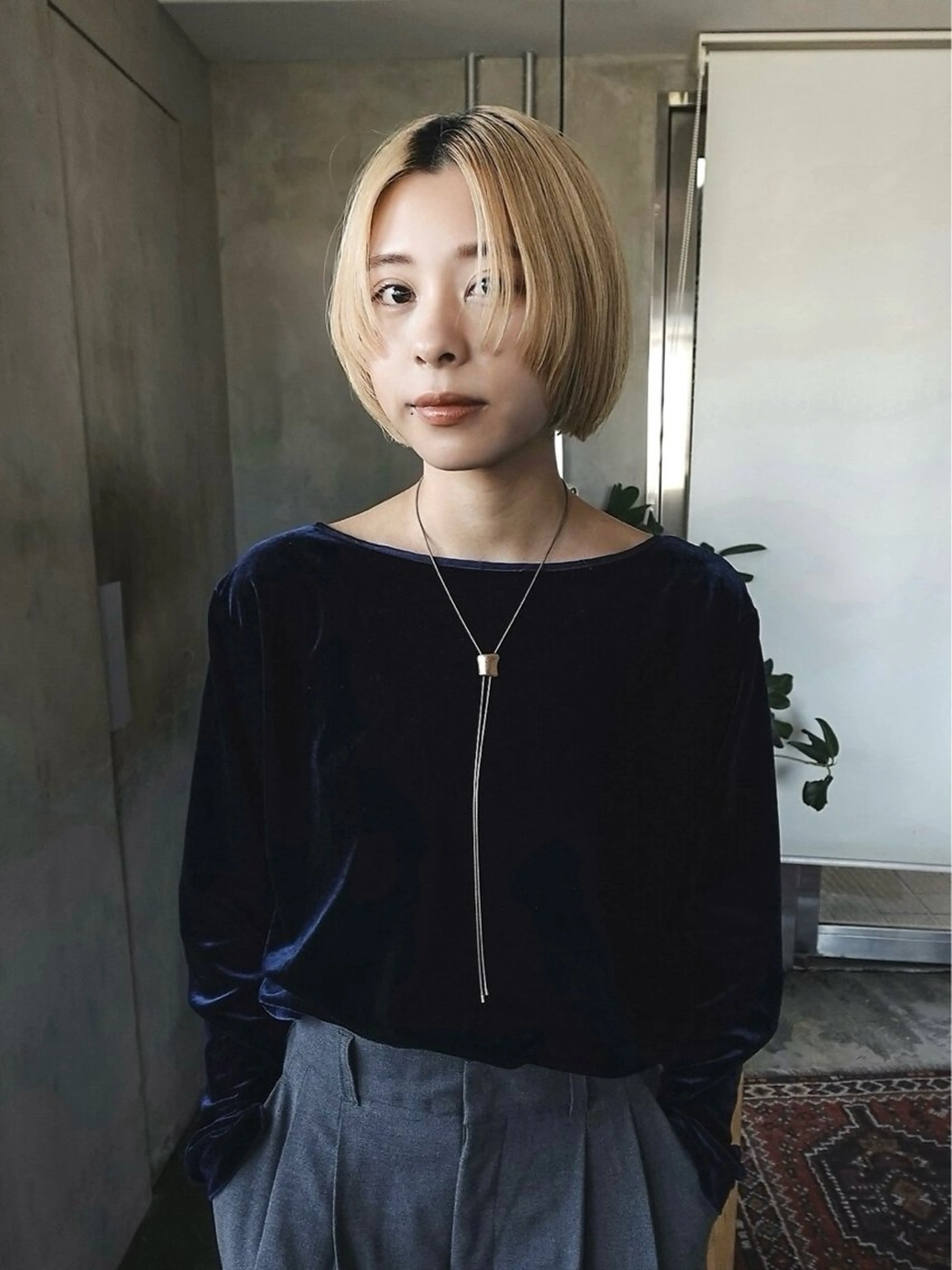 ショート カット ヘアカラー トリートメント 小野 龍樹のヘアスタイル