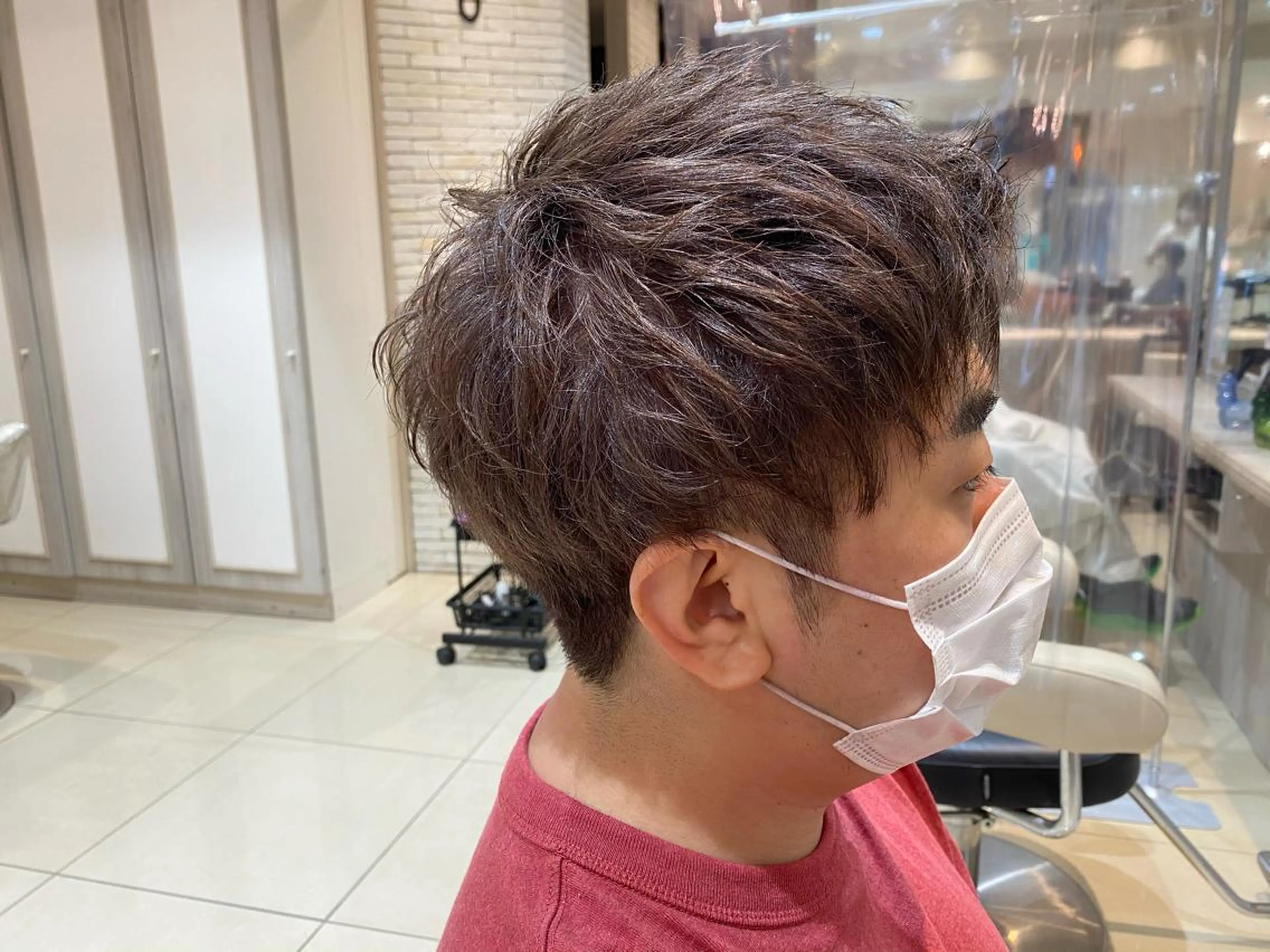 ショート カラー メンズ ヘアカラー トリートメント Dxxxx III所属・女性目線の大人 メンズ*Ayakaのヘアスタイル