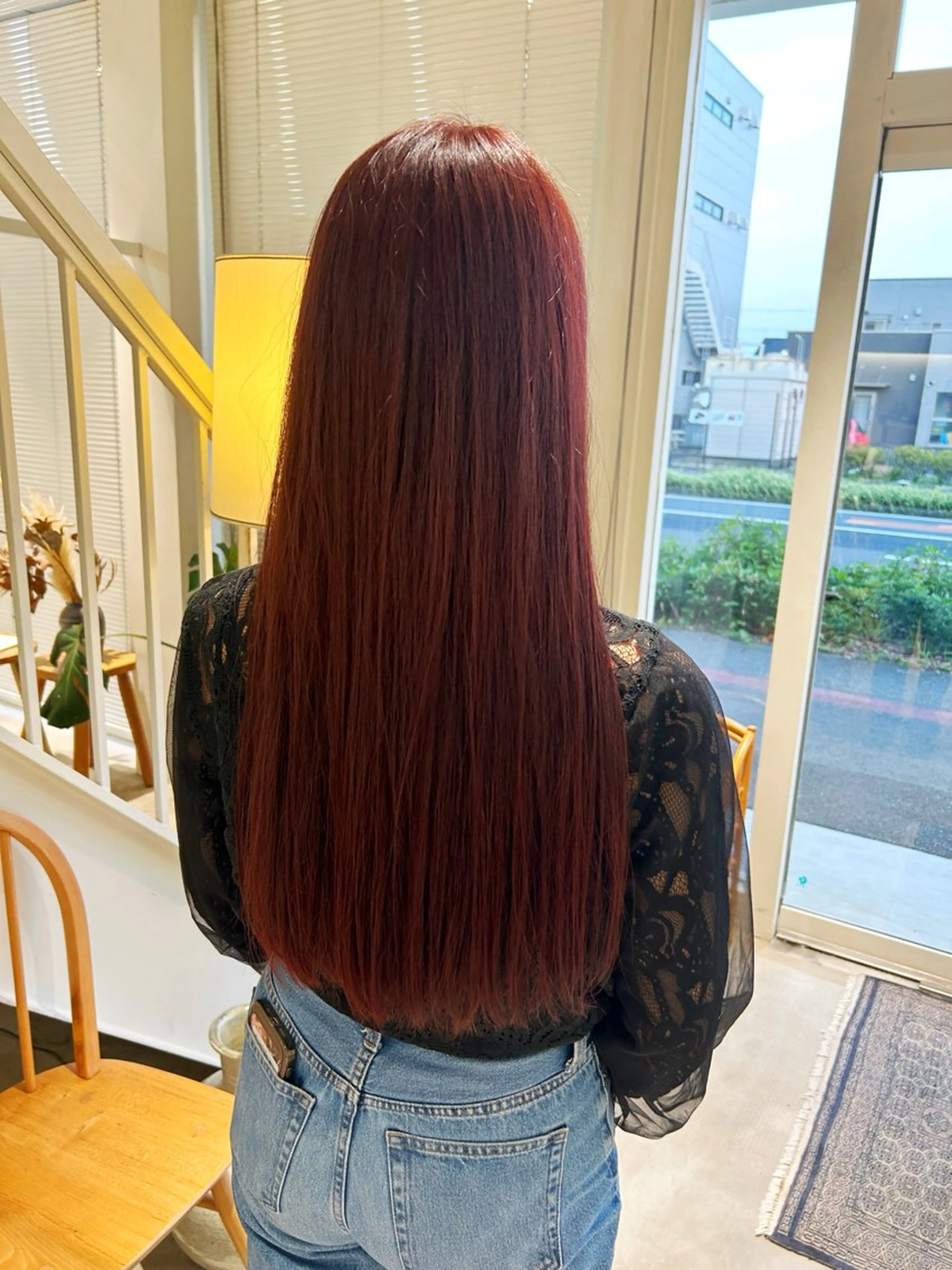 ロング カラー ヘアカラー 篠原 若奈のヘアスタイル