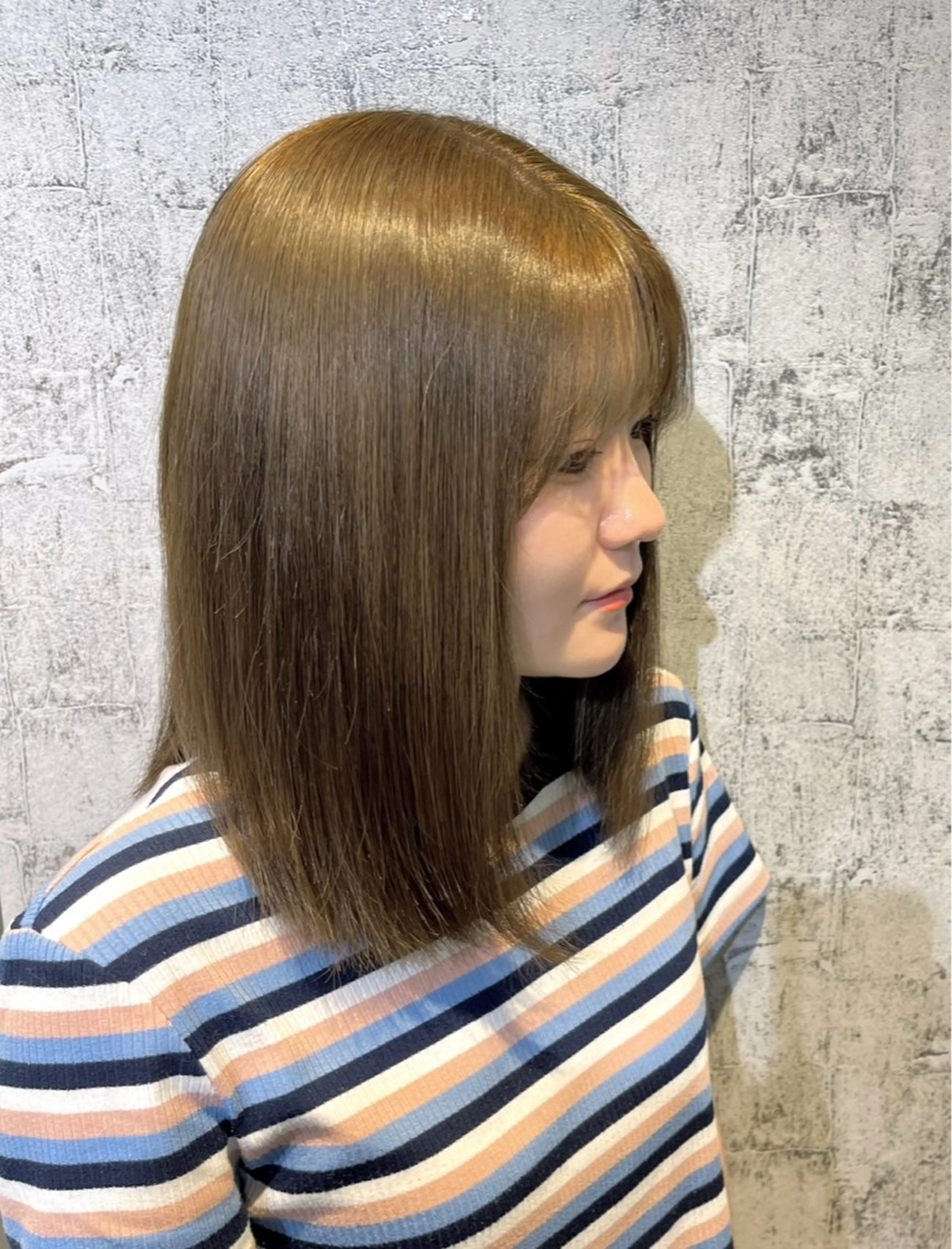 カラー イエローカラー カット ヘアカラー トリートメント 韓国レイヤー/カラー 🐈‍⬛💗miyuのヘアスタイル