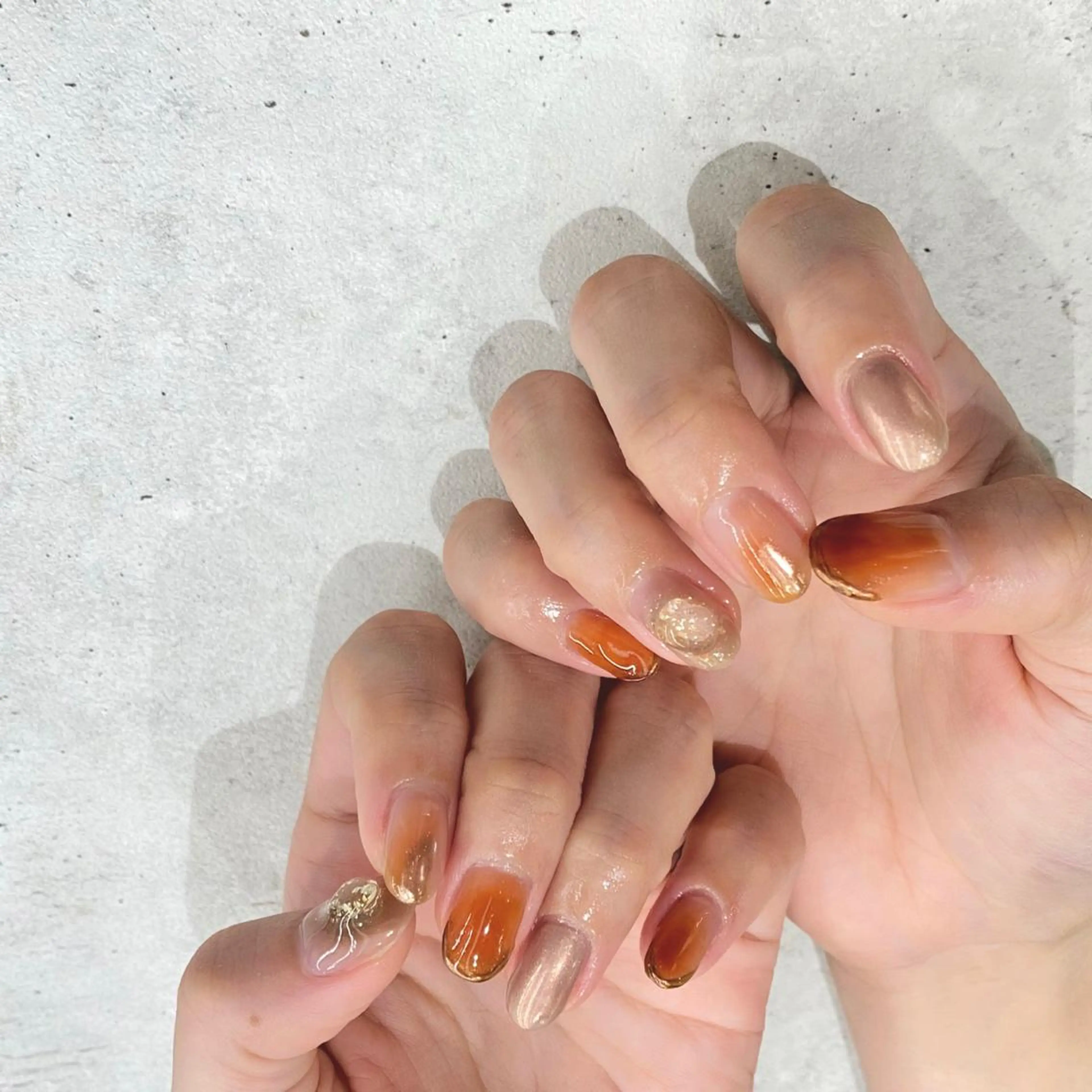 ネイル ハンドネイル Yuriko Omi パラジェル/渋谷のネイルデザイン