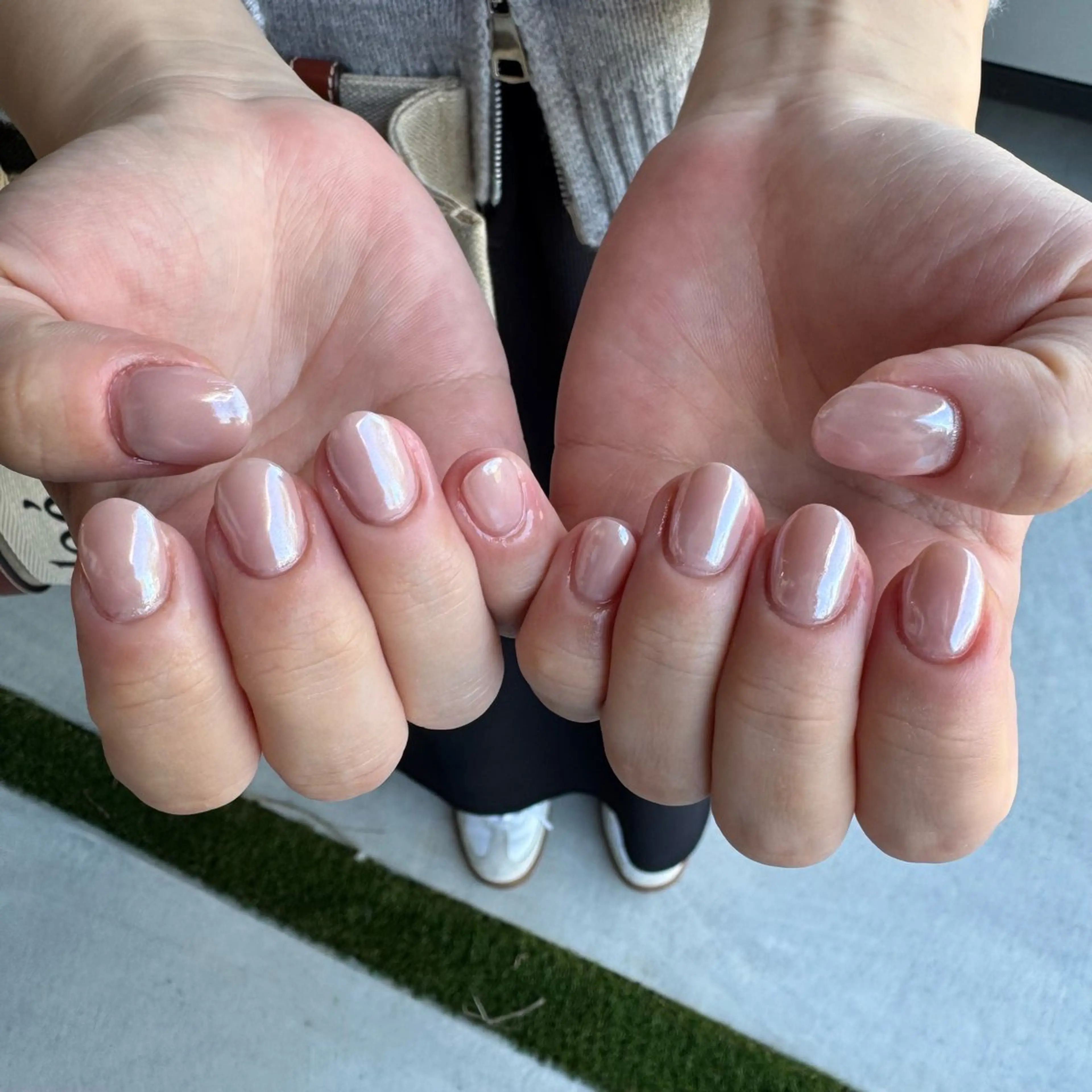 ネイル ワンカラーネイル シンプルネイル MATATABI. kumiのネイルデザイン