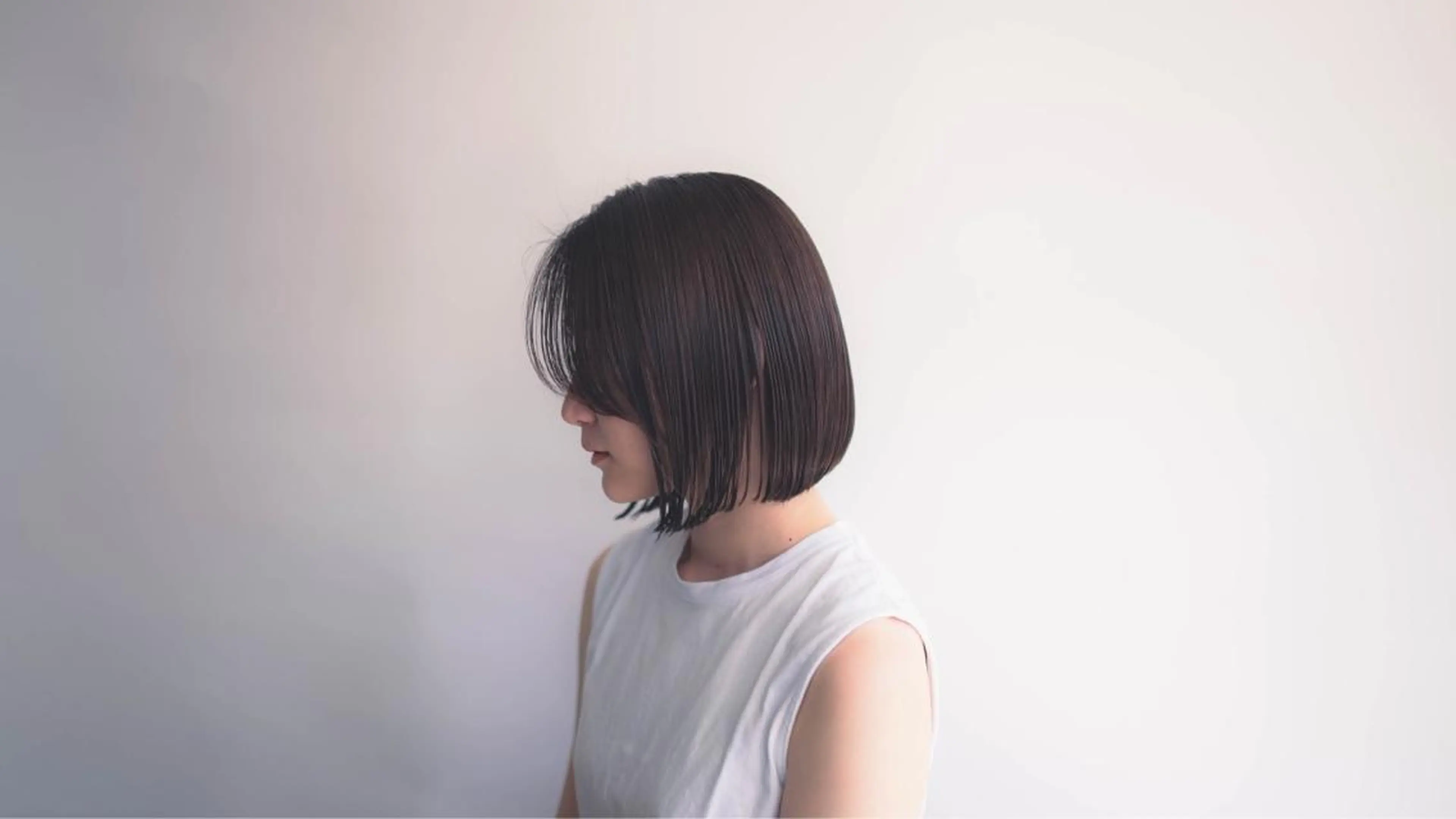 ショート 切りっぱなしボブ ボブ 菅原 彩加のヘアスタイル