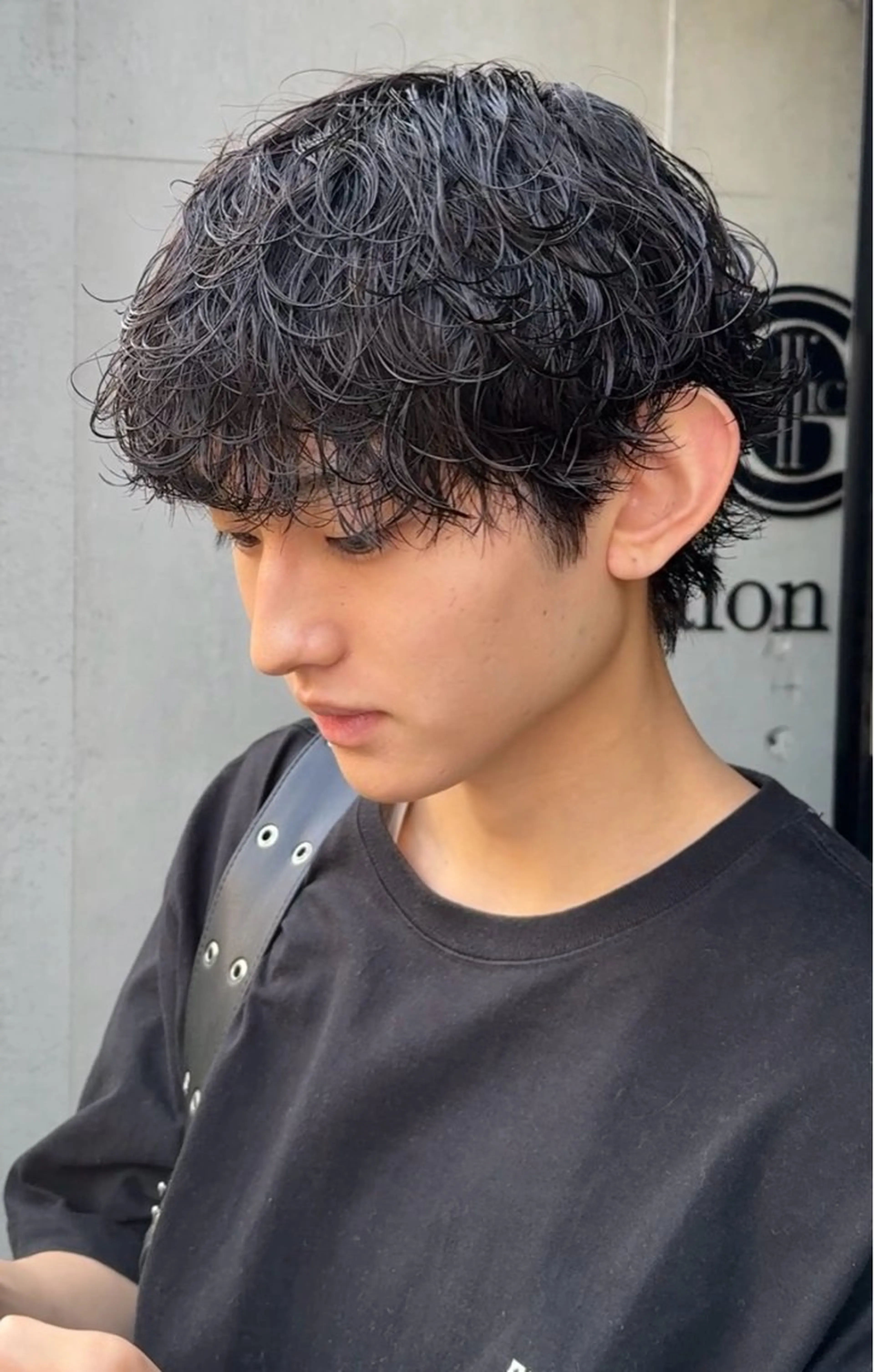 ショート パーマ カット パーマ トリートメント ヘアセット gallica表参道 副店長/佐藤翼のヘアスタイル