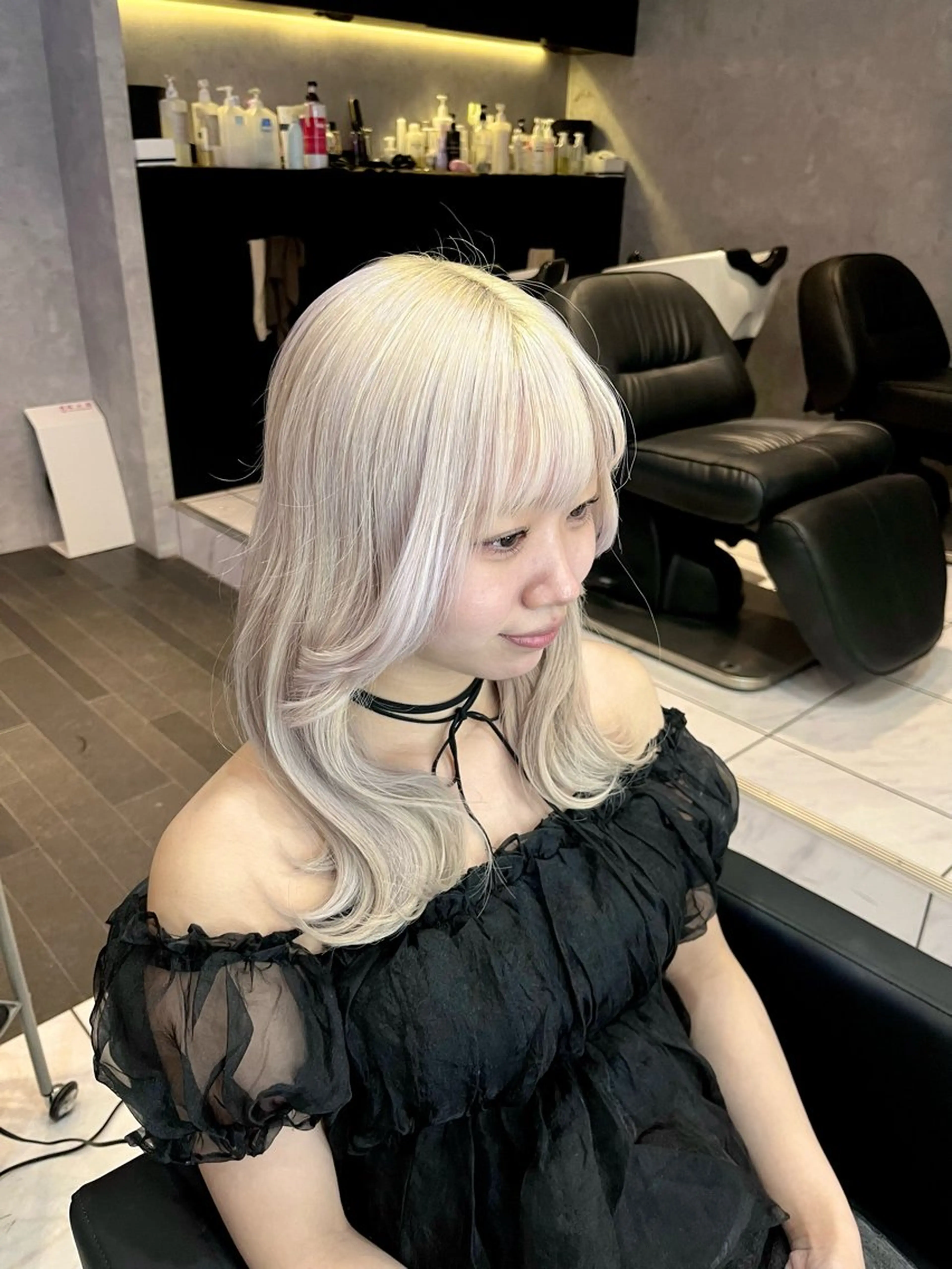 ハイダブルブリーチ（ブリーチ2回、カラー）の写真