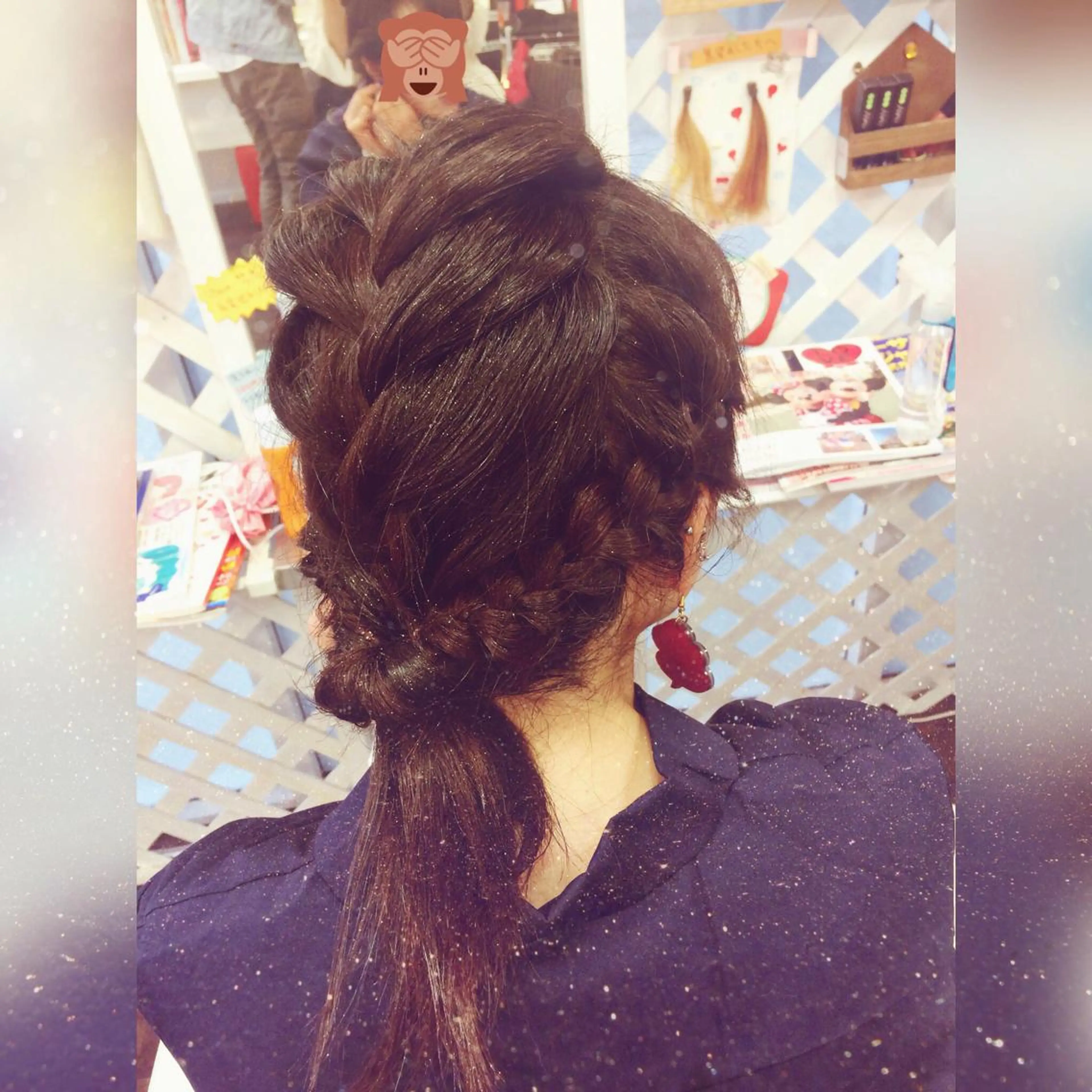 ミディアム ヘアアレンジ オーストヘアー ミコ所属・岩谷/ブリーチ 🫧透明感カラーのヘアスタイル