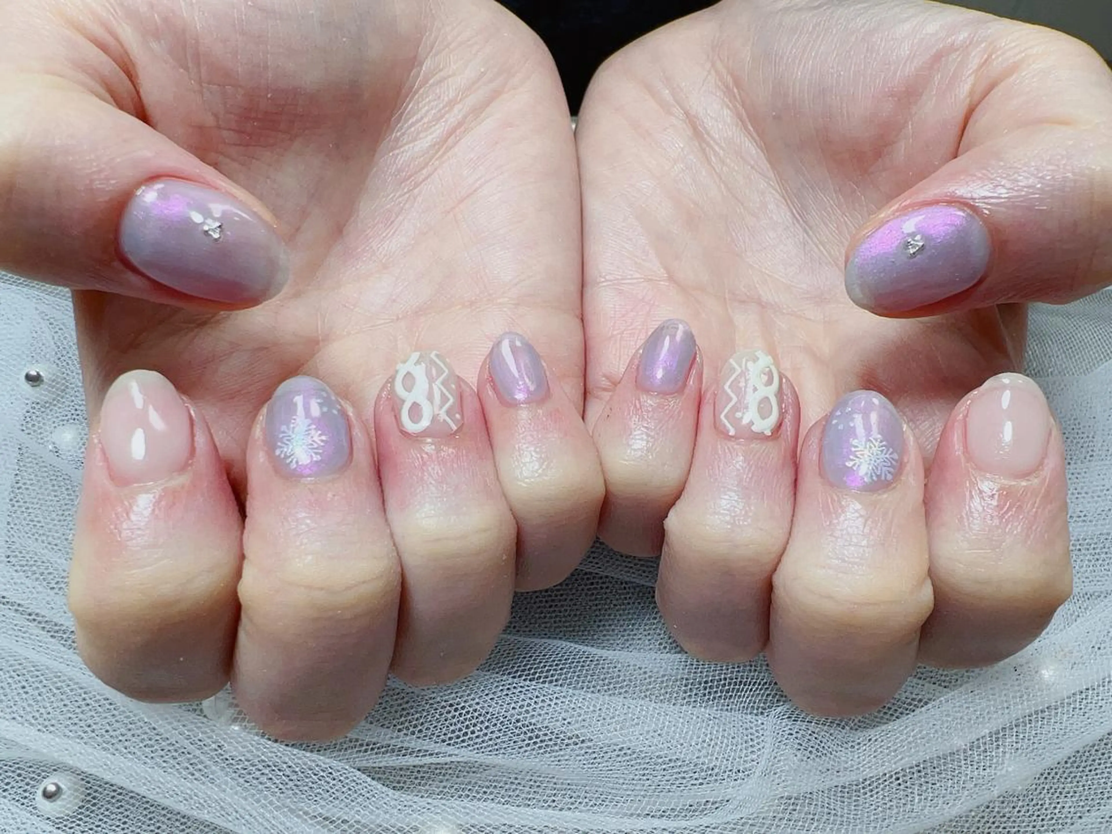 ショート カラー ネイル ハンドネイル Nail NaNaのネイルデザイン