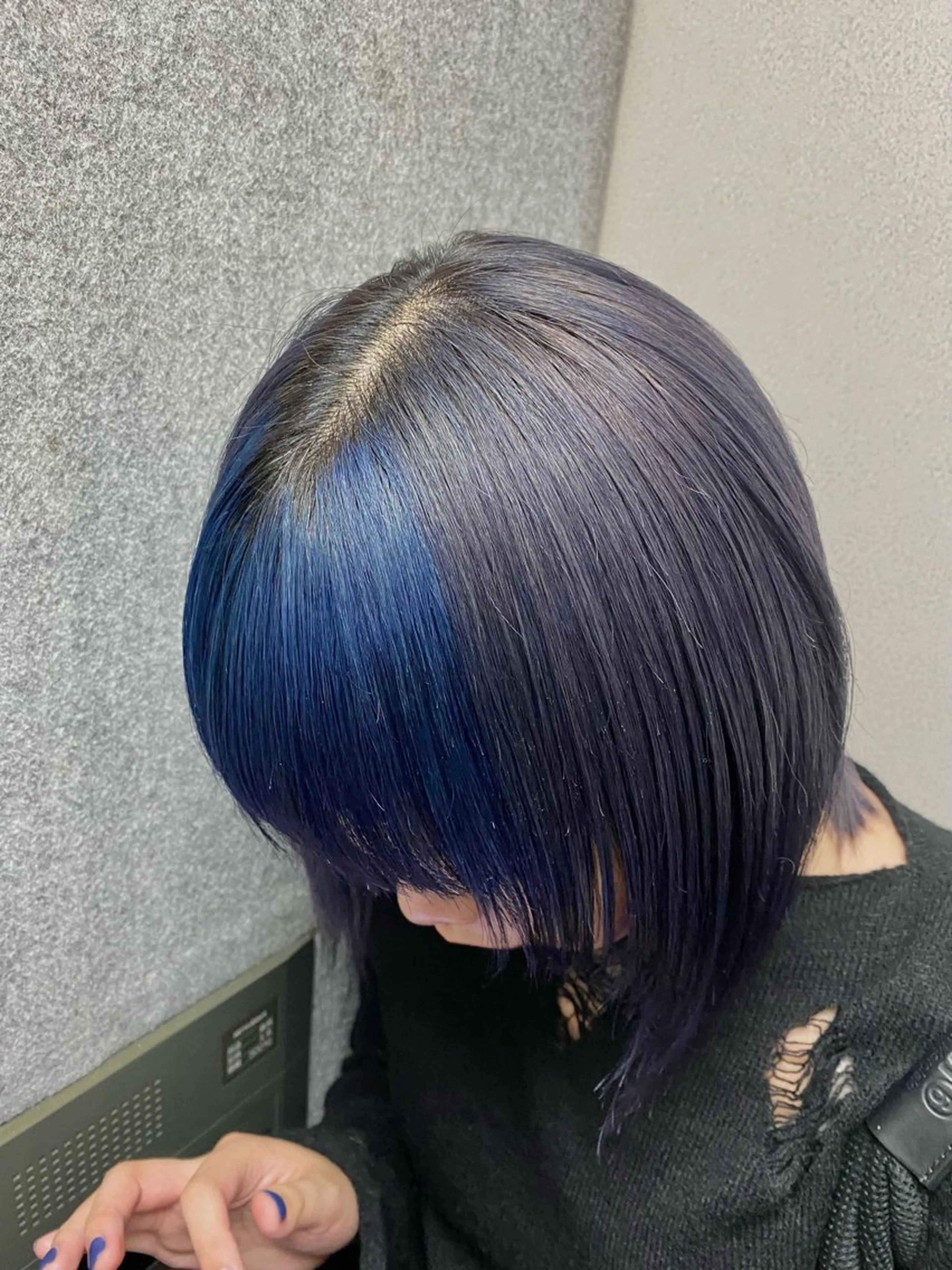 ミディアム カラー ブリーチ デザインカラー 田代 佳穂のヘアスタイル