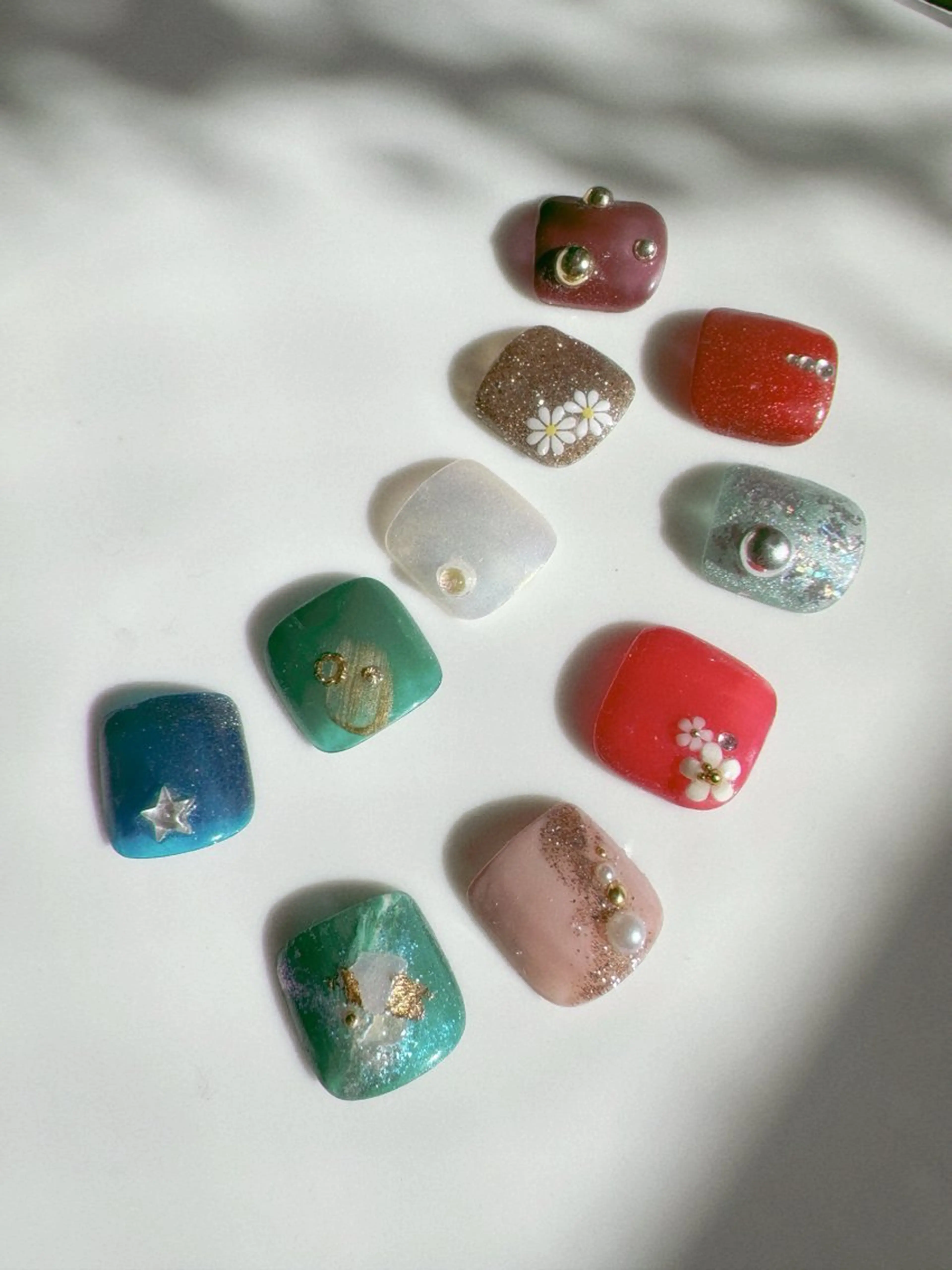 練習モデルメニュー　🦶🏻デザイン選べるデザインアート　　※オフ別料金の写真