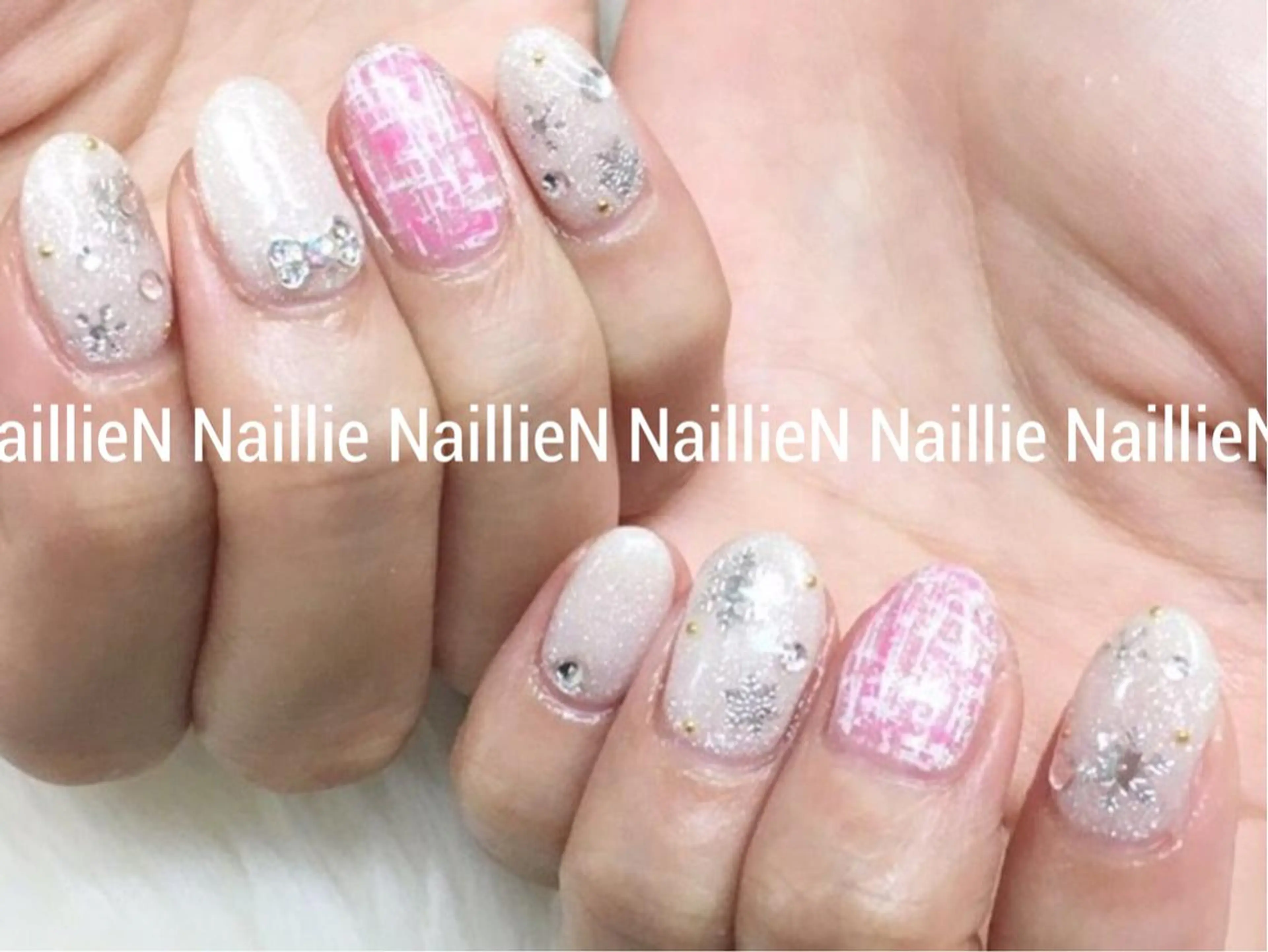 ネイル ツイードネイル Nail lieNのネイルデザイン