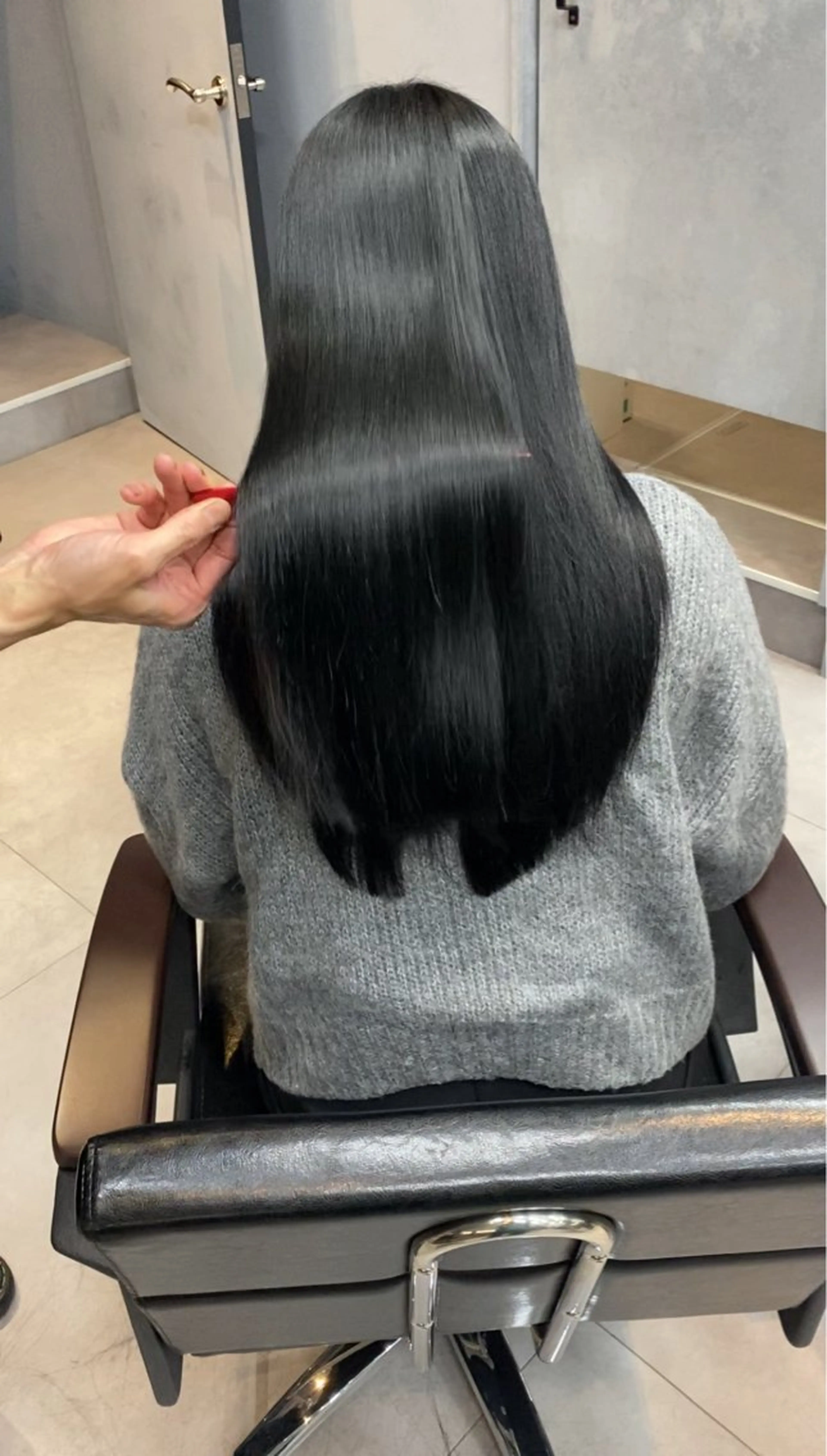 ロング カラー パーマ カット 縮毛矯正 トリートメント TOPSTYLIST 🇬🇧JIMMYのヘアスタイル