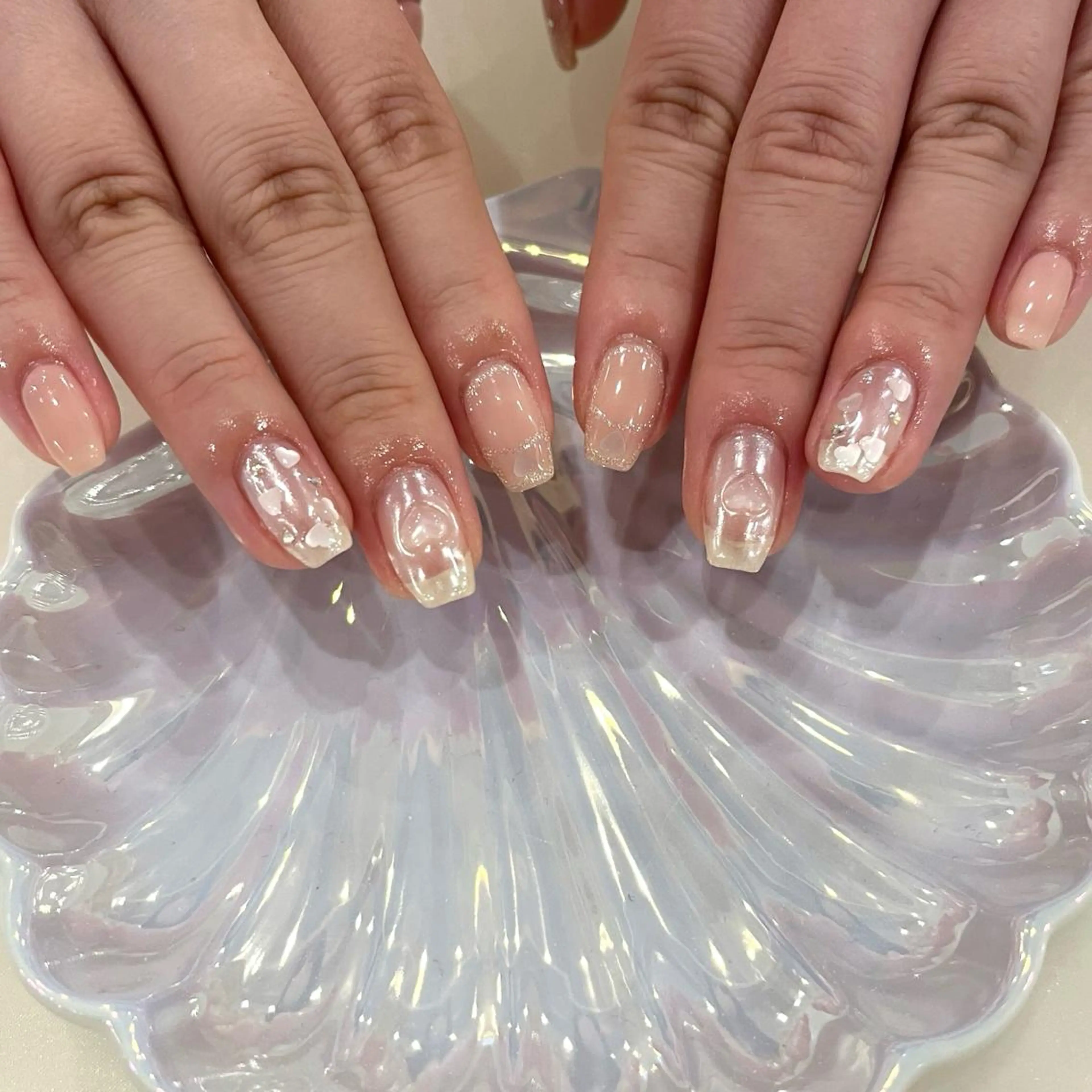 ネイル スクエアネイル 坂本 望のネイルデザイン