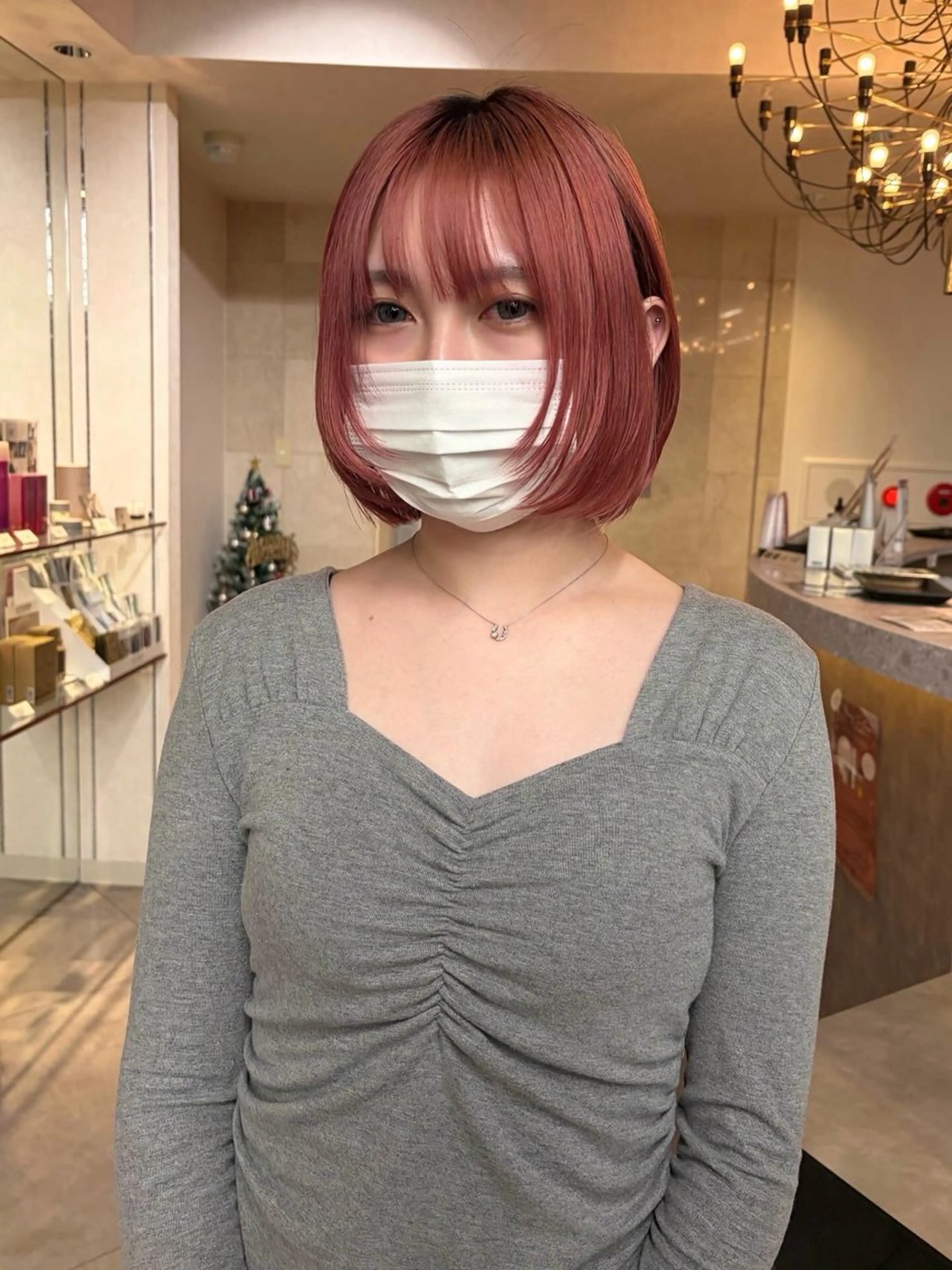 ショート カラー 藤原快斗/レイヤー /ウルフ/ハイトーンのヘアスタイル