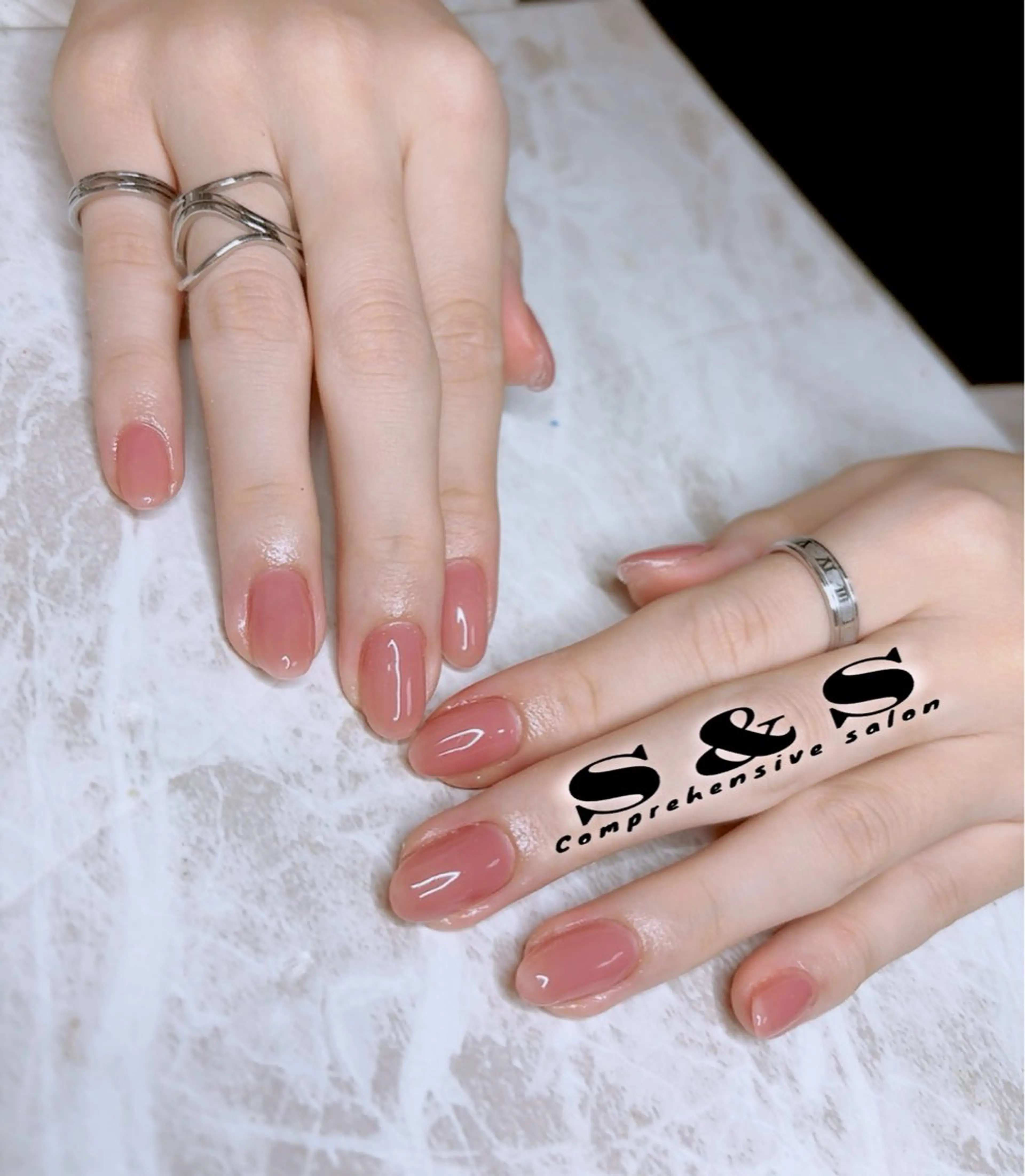 ネイル 長さ出し メンズネイル 持ち込み S&S 村田小百合のネイルデザイン