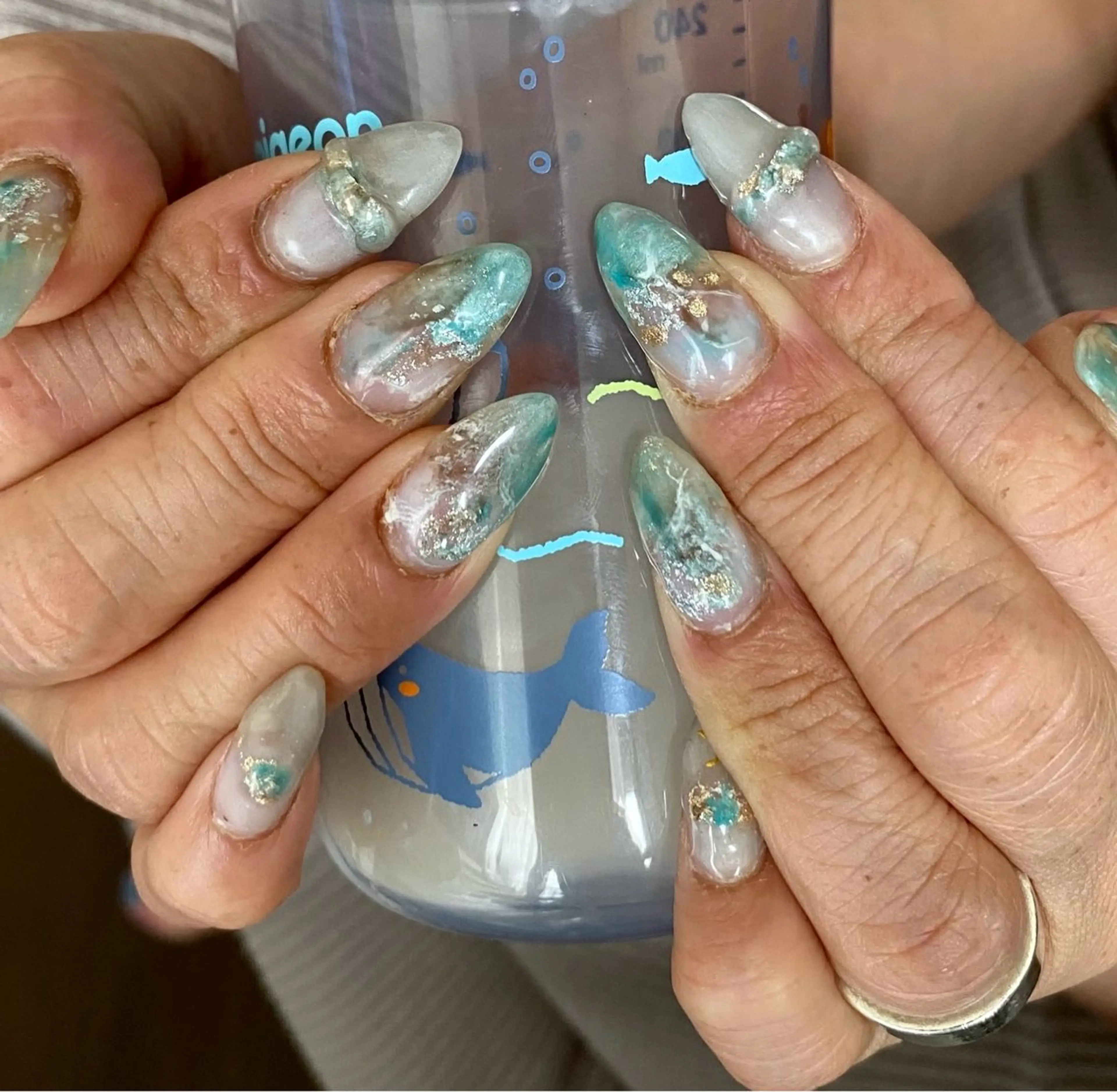 特定デザインネイルの写真