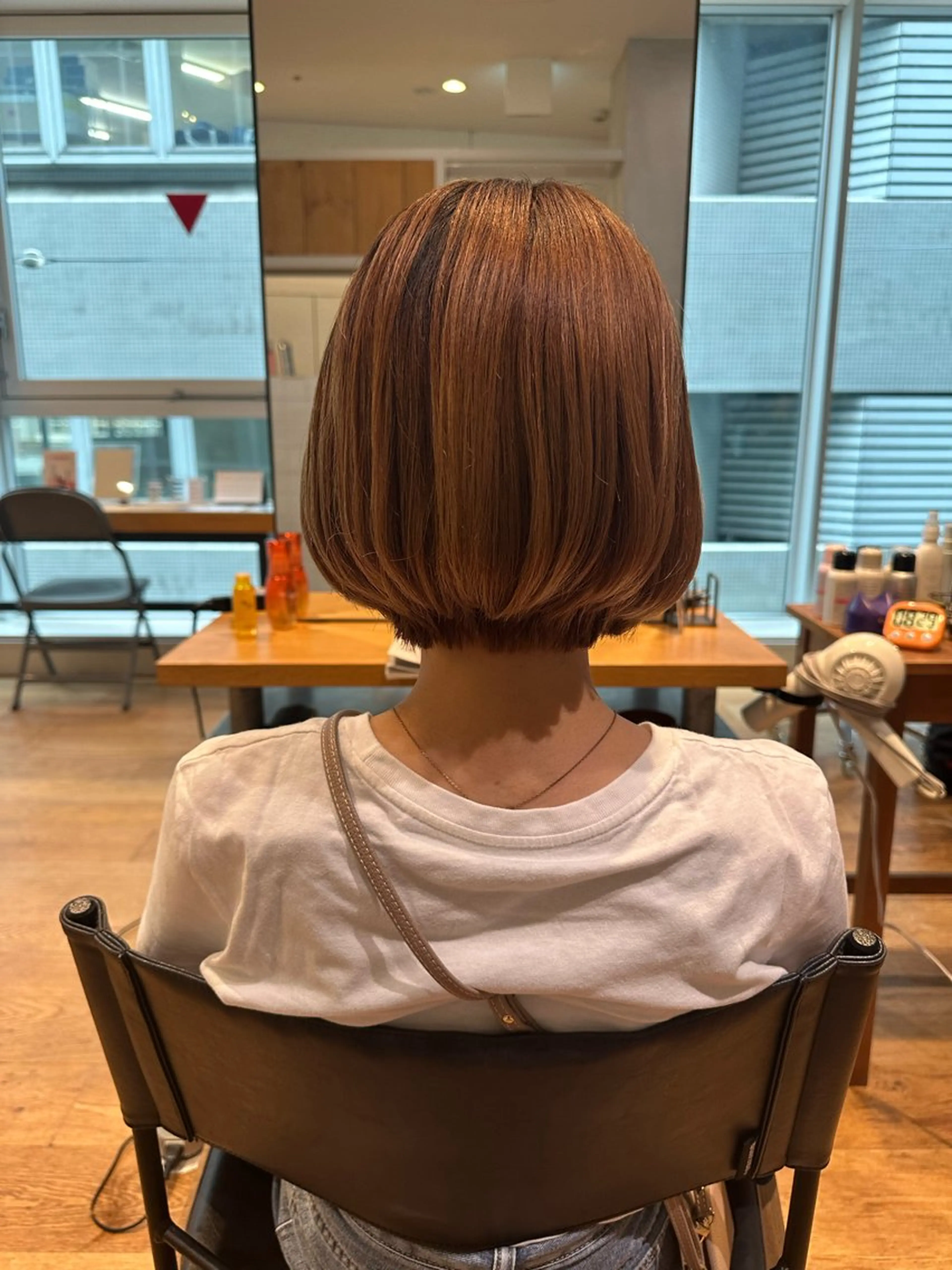 ショート 前下がりボブ ボブ 竹本りんか/梅田/ 新大阪/天王寺のヘアスタイル