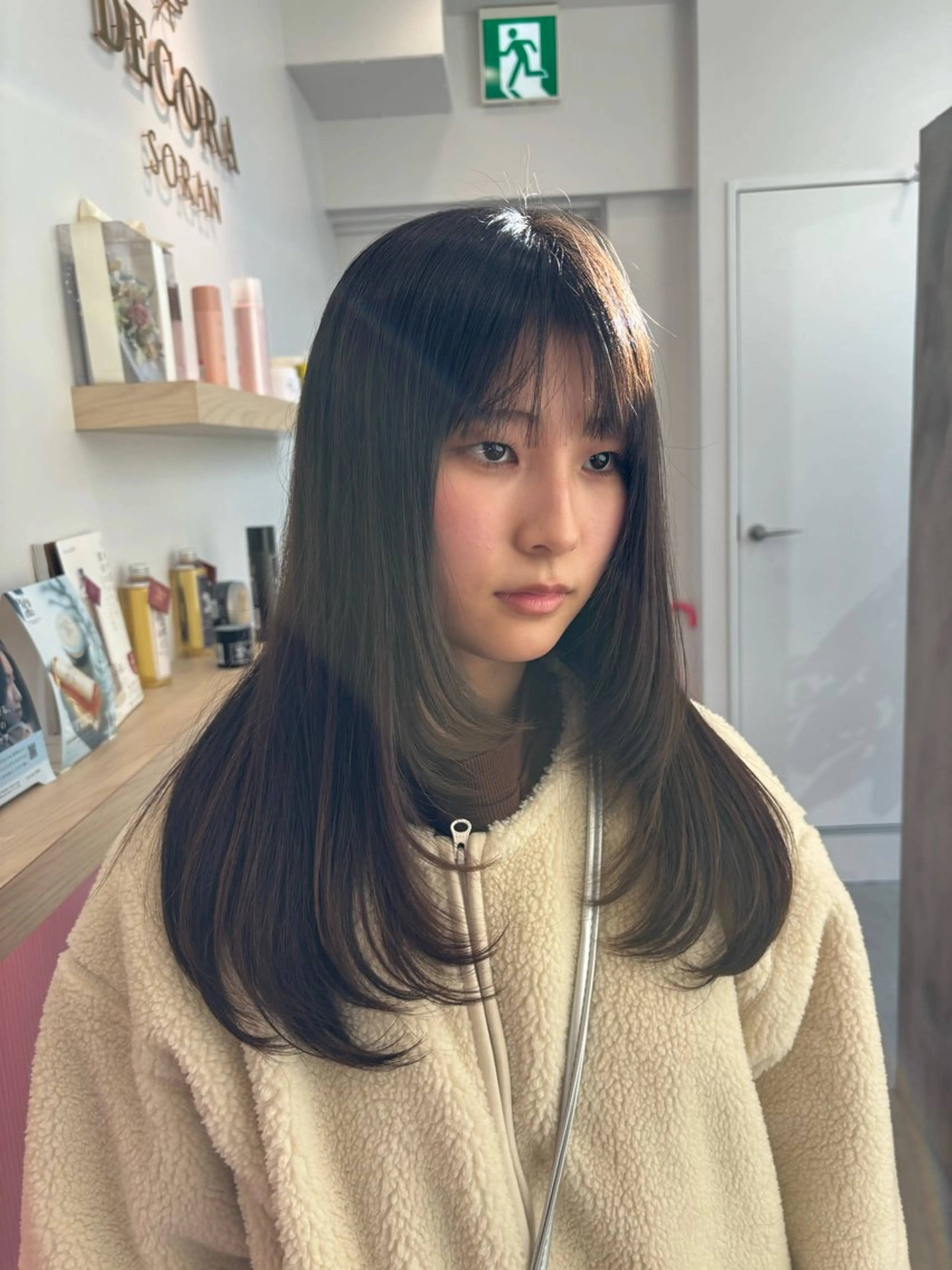 セミロング カラー メンズカット ボブ/米崎駿也のヘアスタイル