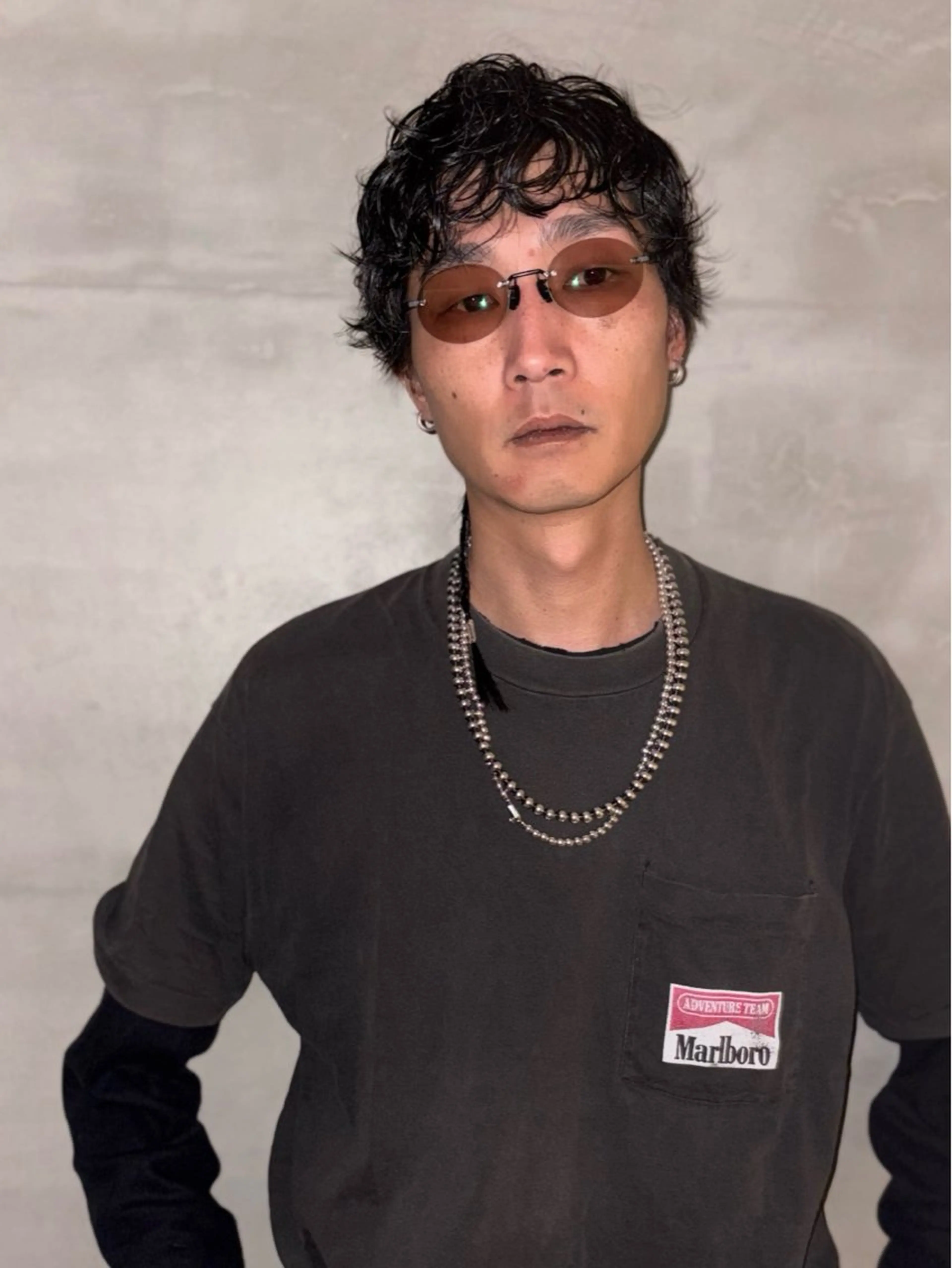 ショート パーマ メンズ カット パーマ トリートメント 優作 〜圧倒的信頼〜のヘアスタイル