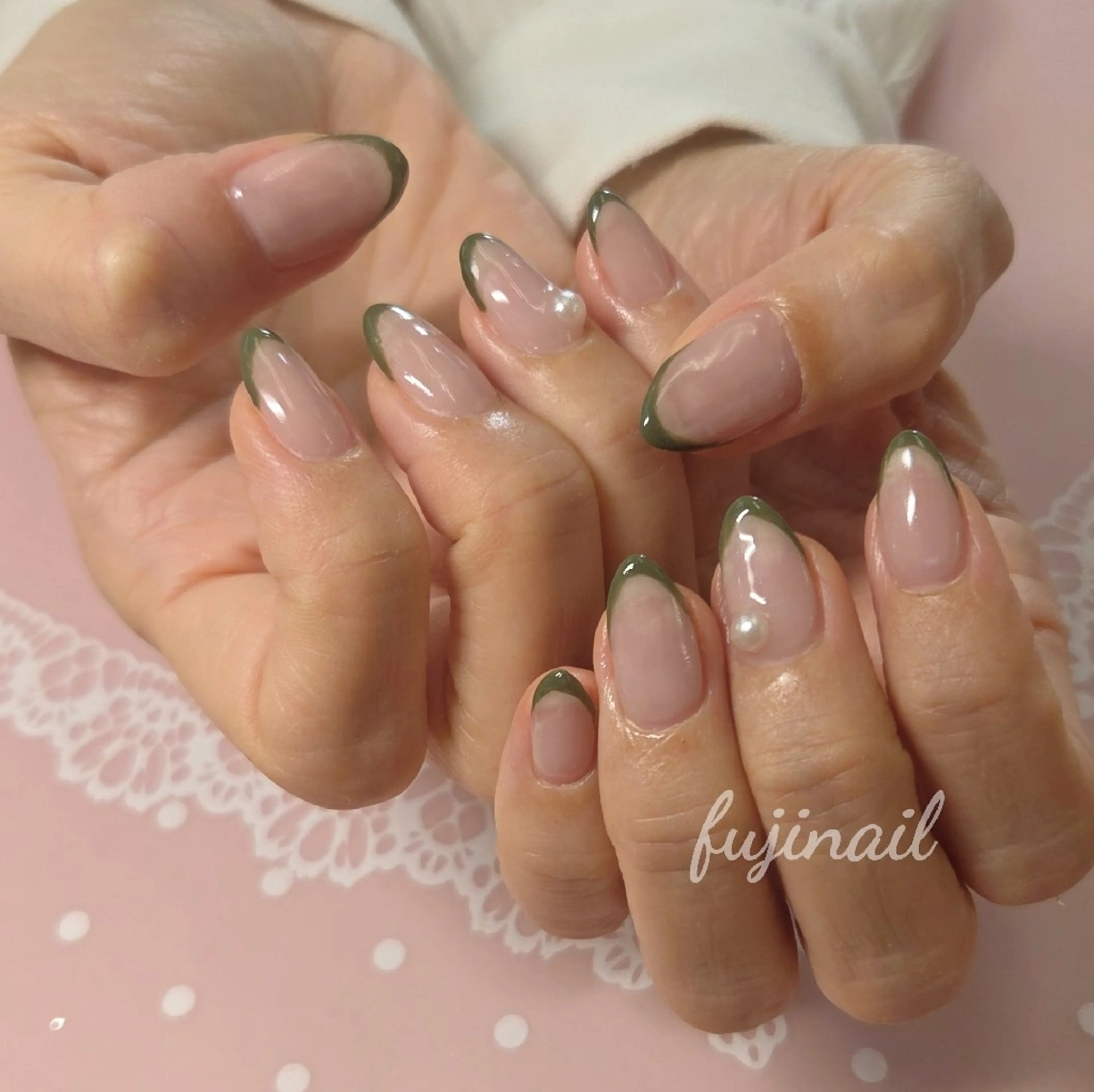 【オフ込】スキニーフレンチ+ストーン2粒の写真