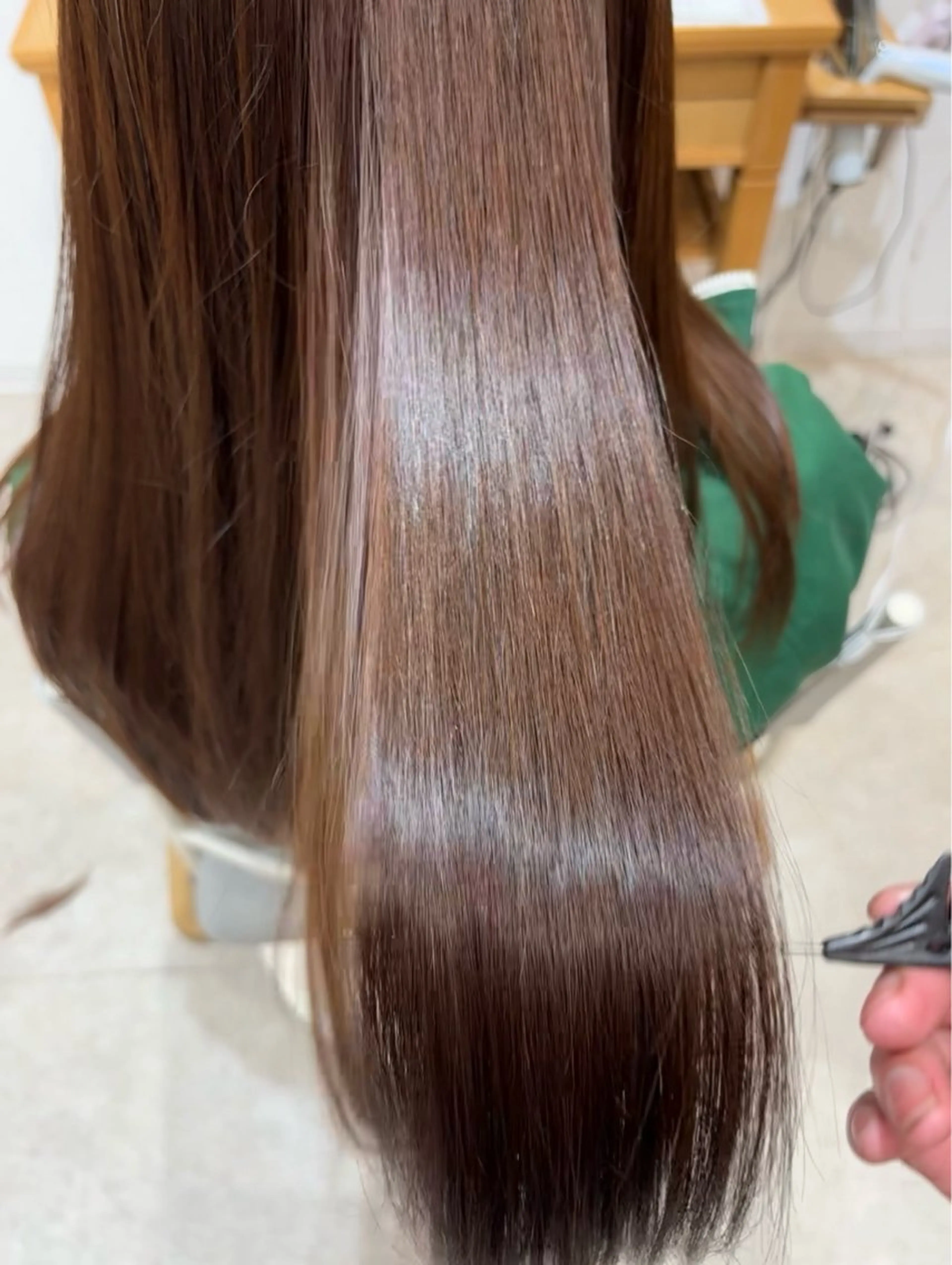 ロング カット 縮毛矯正 トリートメント 大塚 隆太のヘアスタイル