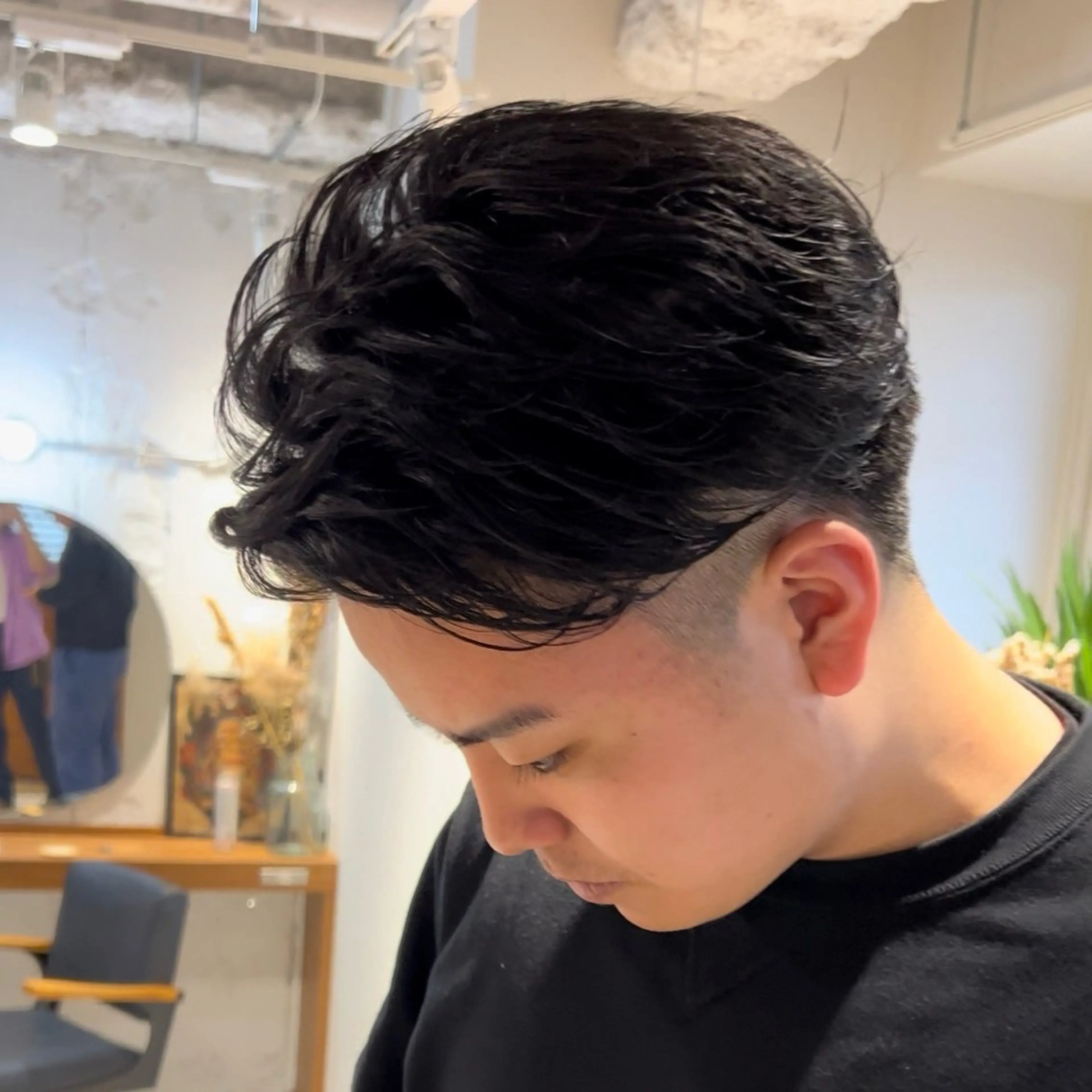 ショート メンズ カット 山口 摩七斗のヘアスタイル