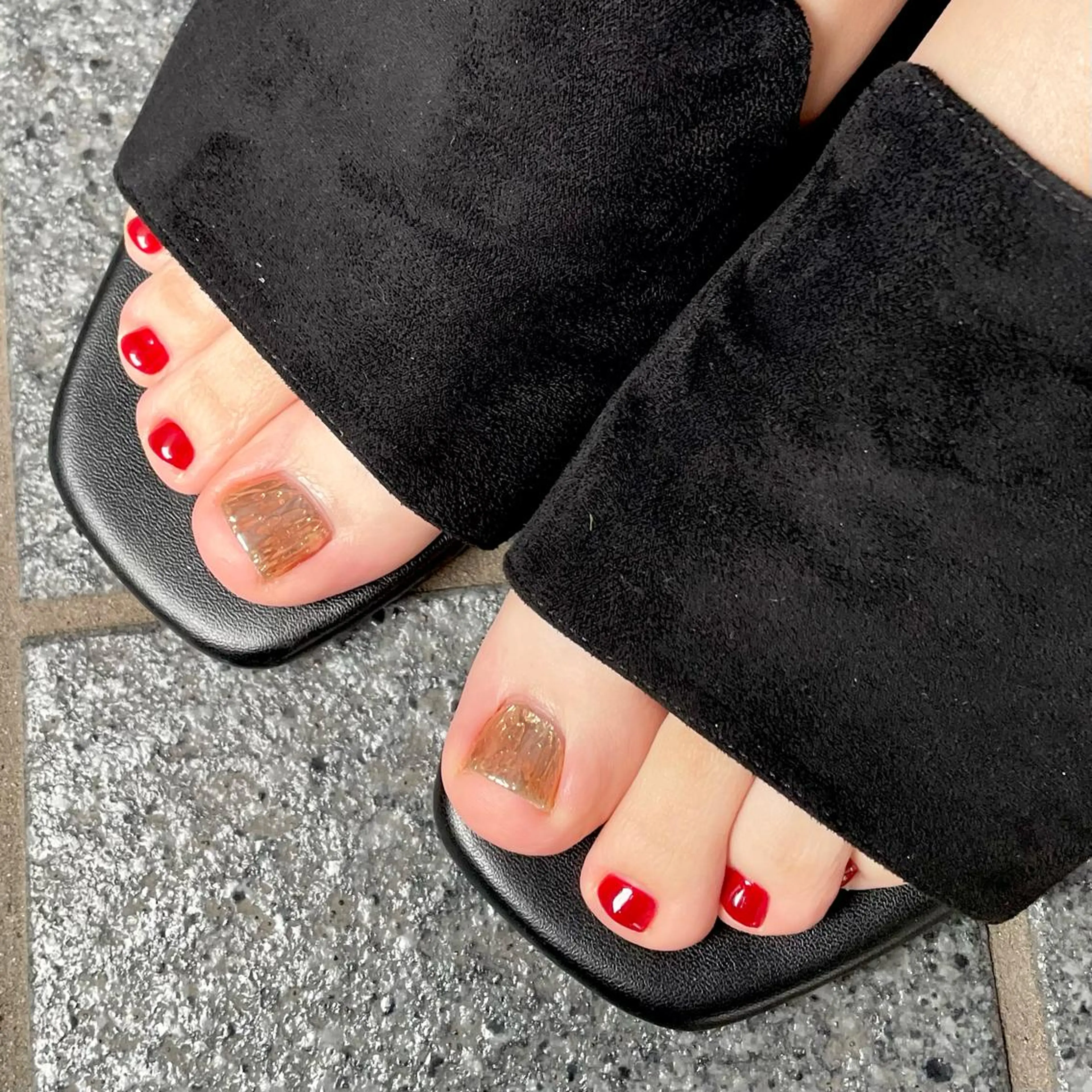 🦶フット1本デザイン / オフありの写真